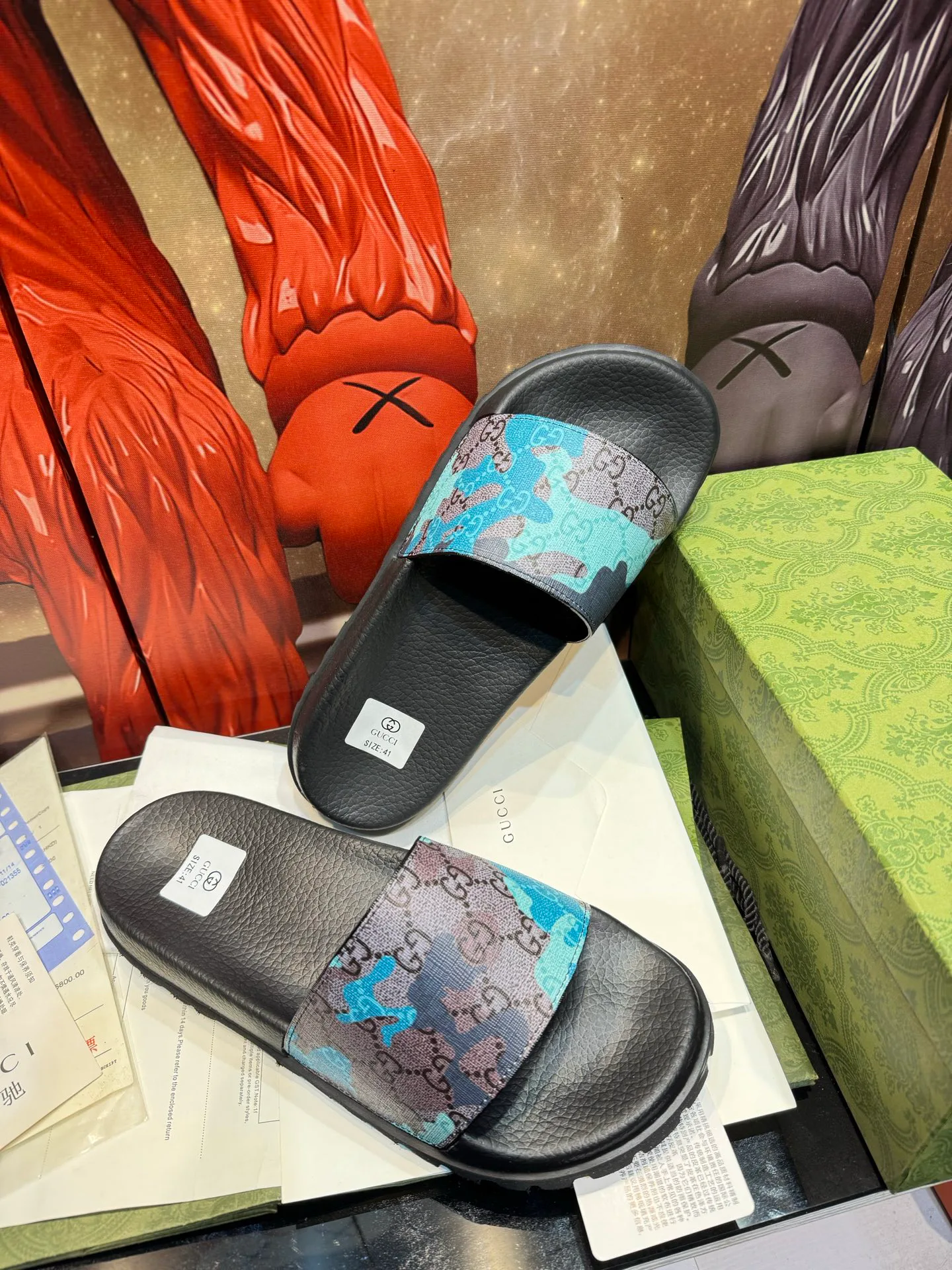 Шлепанцы Женские Gucci 10199420