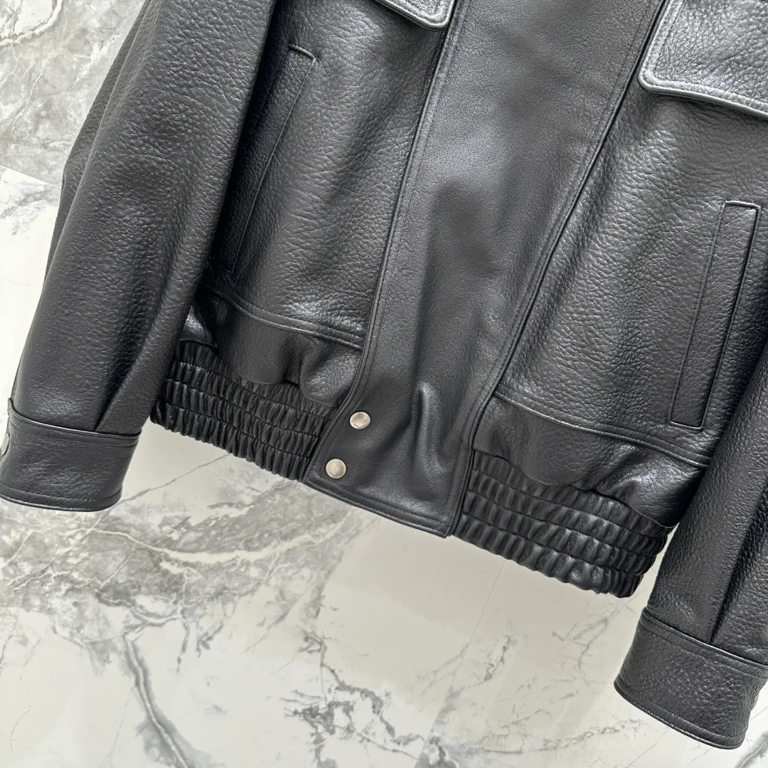 Кожаные Куртки И Дублёнки Женские Saint Laurent 11544785