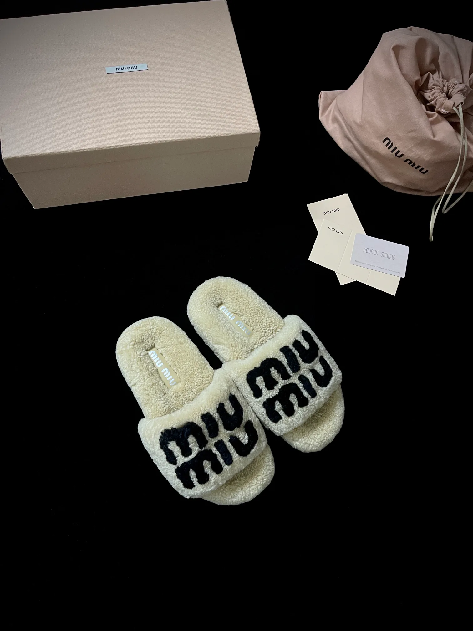 Тапочки Женские Miu Miu 189636