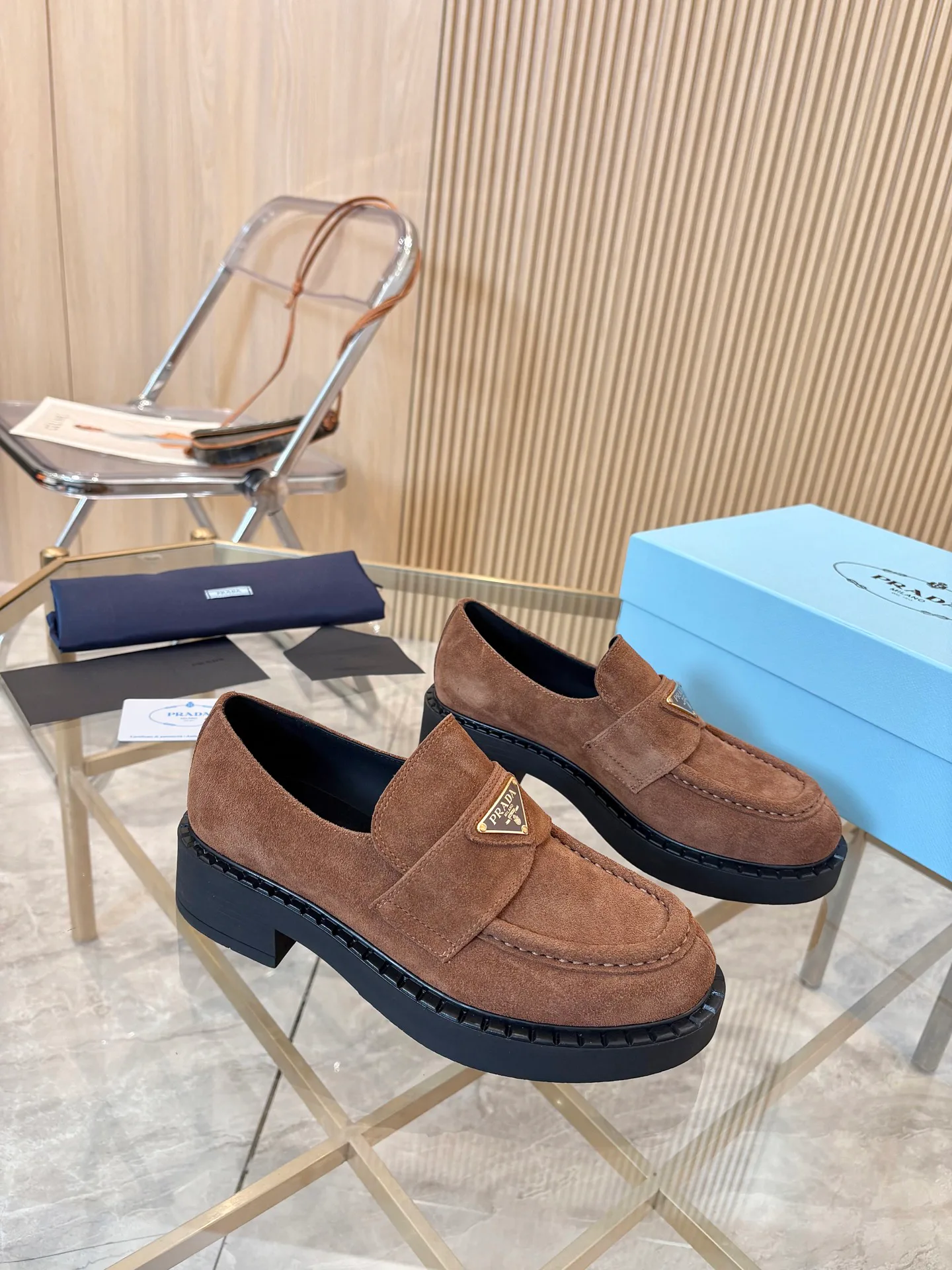 Лоферы И Мокасины Женские Prada 17524787