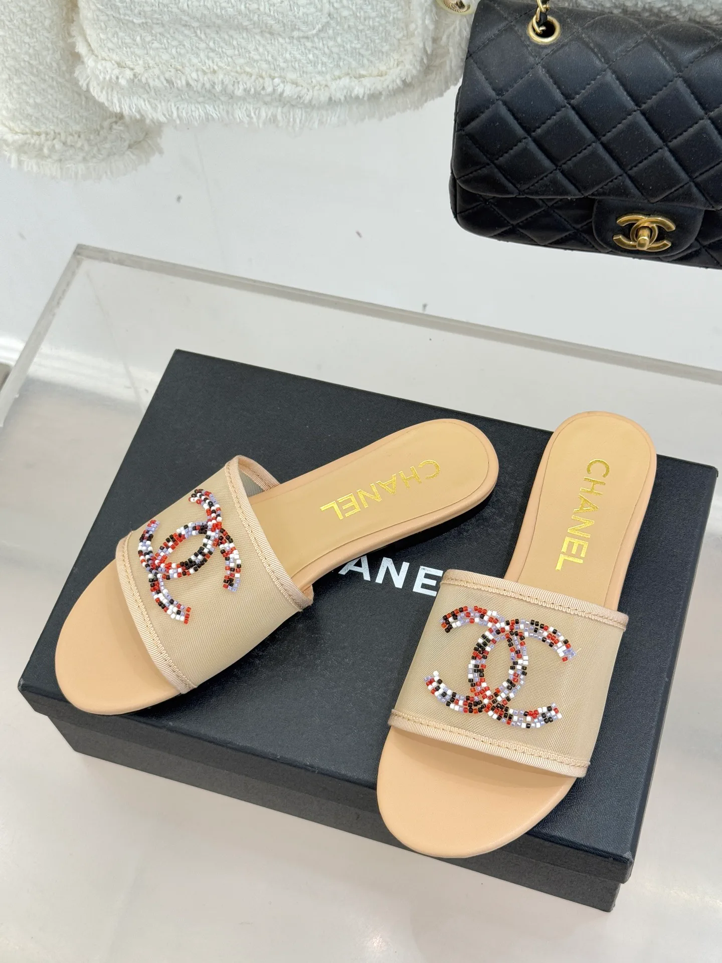 Шлепанцы Женские Chanel 11459273