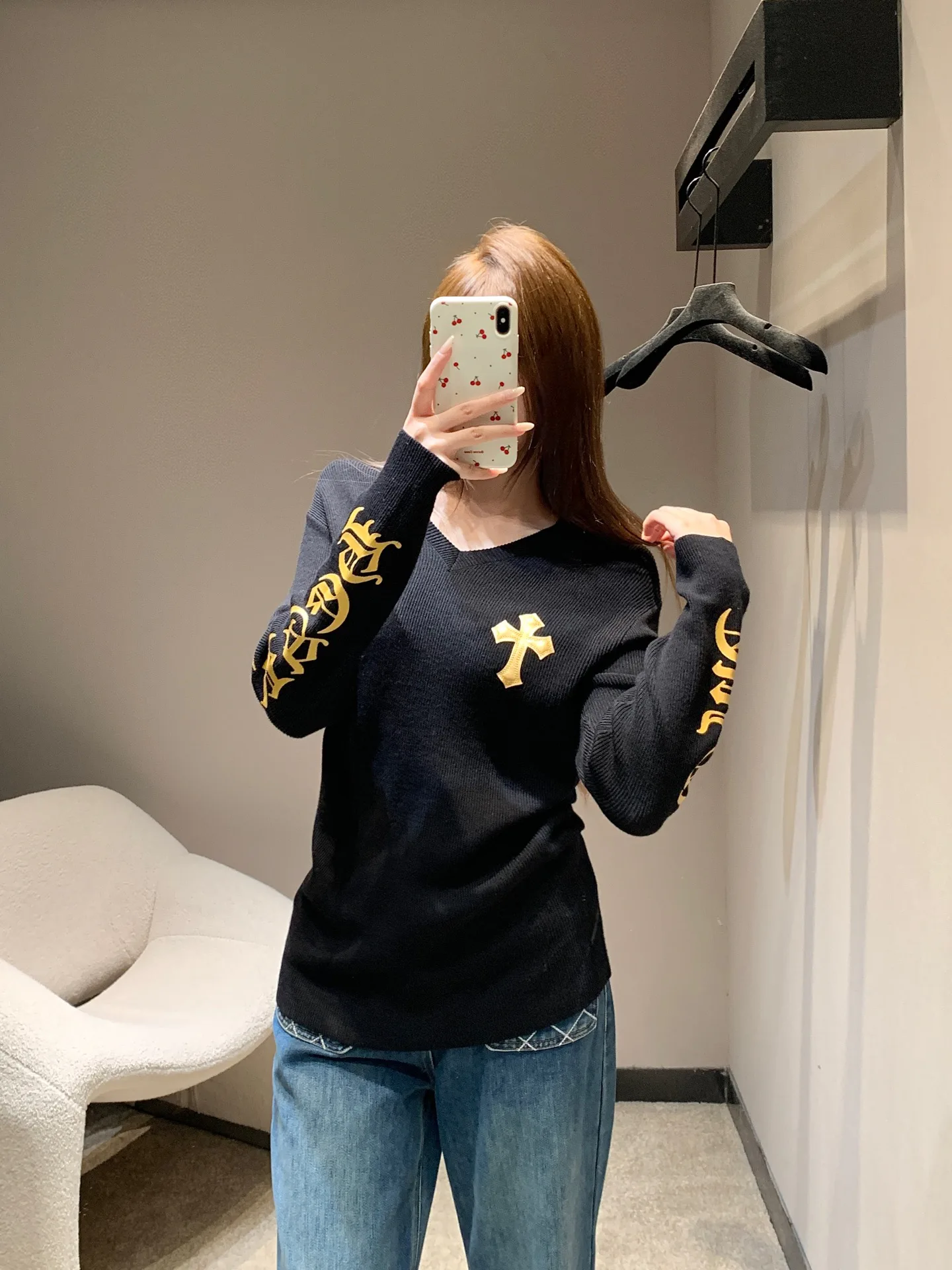 Джемперы И Свитеры Женские Chrome Hearts 1005626