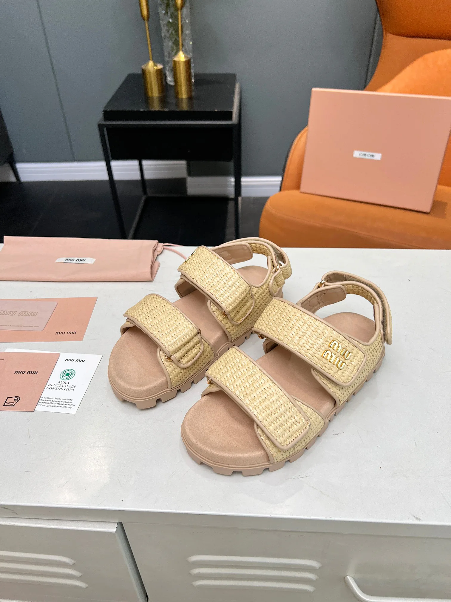 Сандалии Женские Miu Miu 12156512