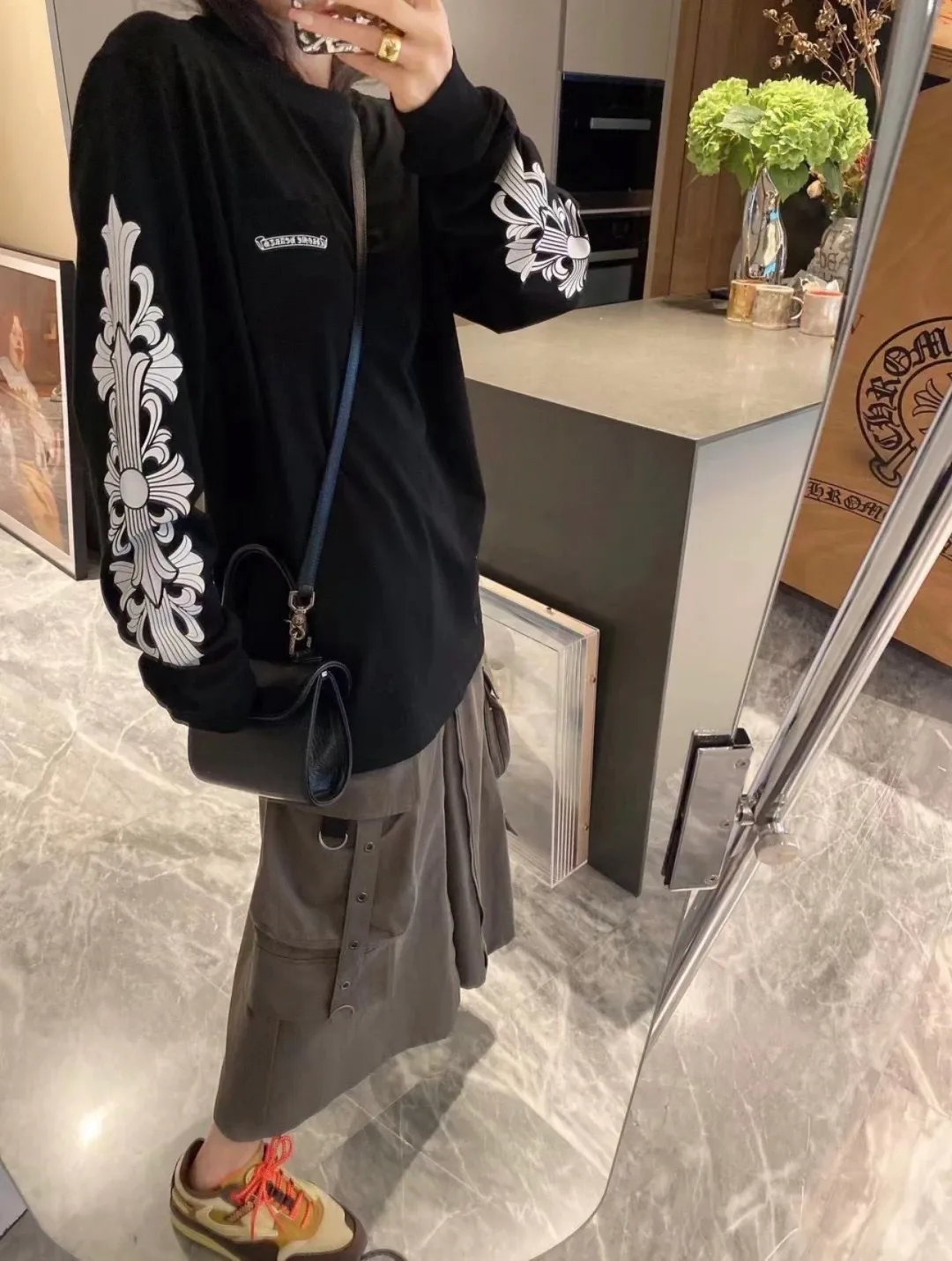 Лонгсливы Женские Chrome Hearts 11188289