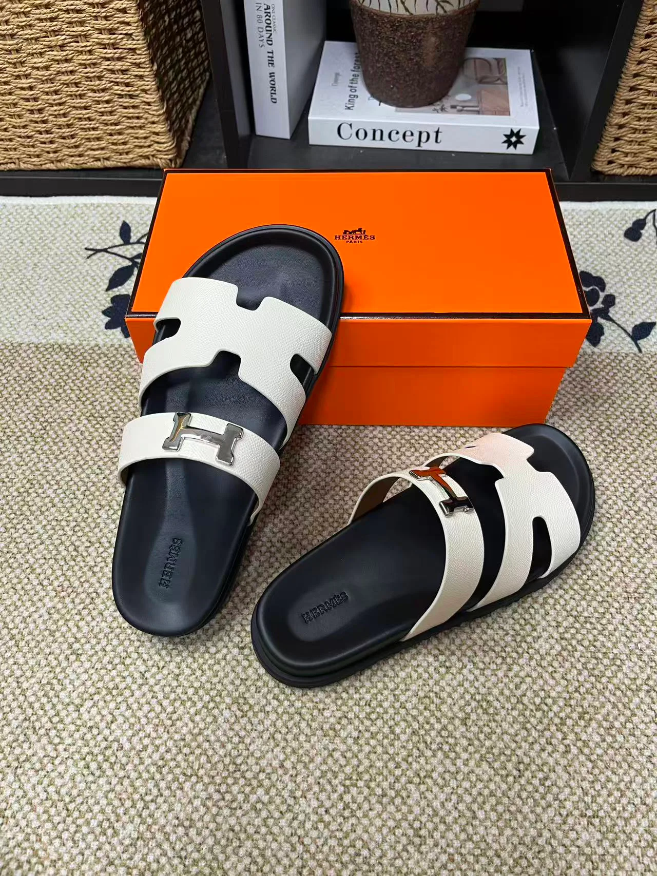 Шлепанцы Женские Hermes 991608