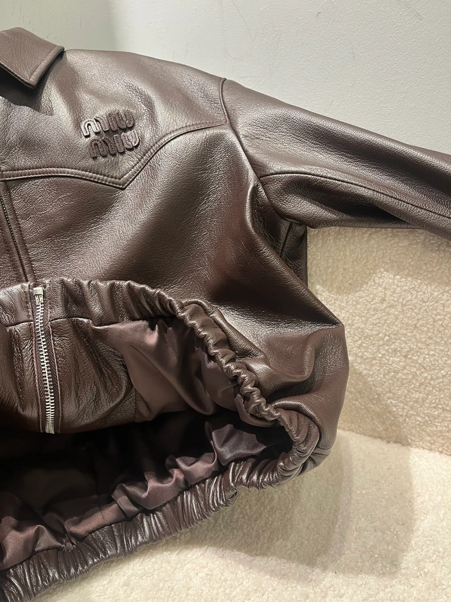 Кожаные Куртки И Дублёнки Мужские Miu Miu 13311012