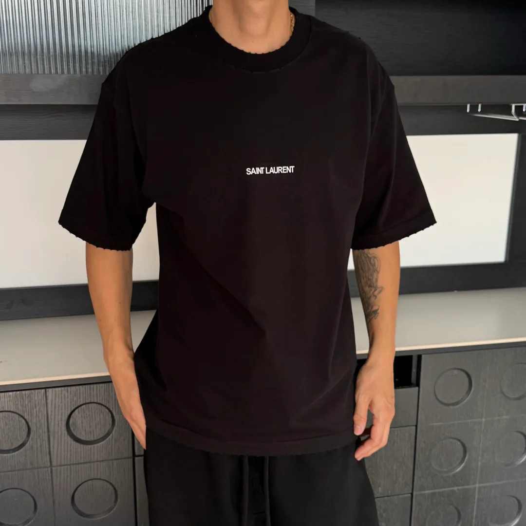 Футболки Мужские Saint Laurent 9869599