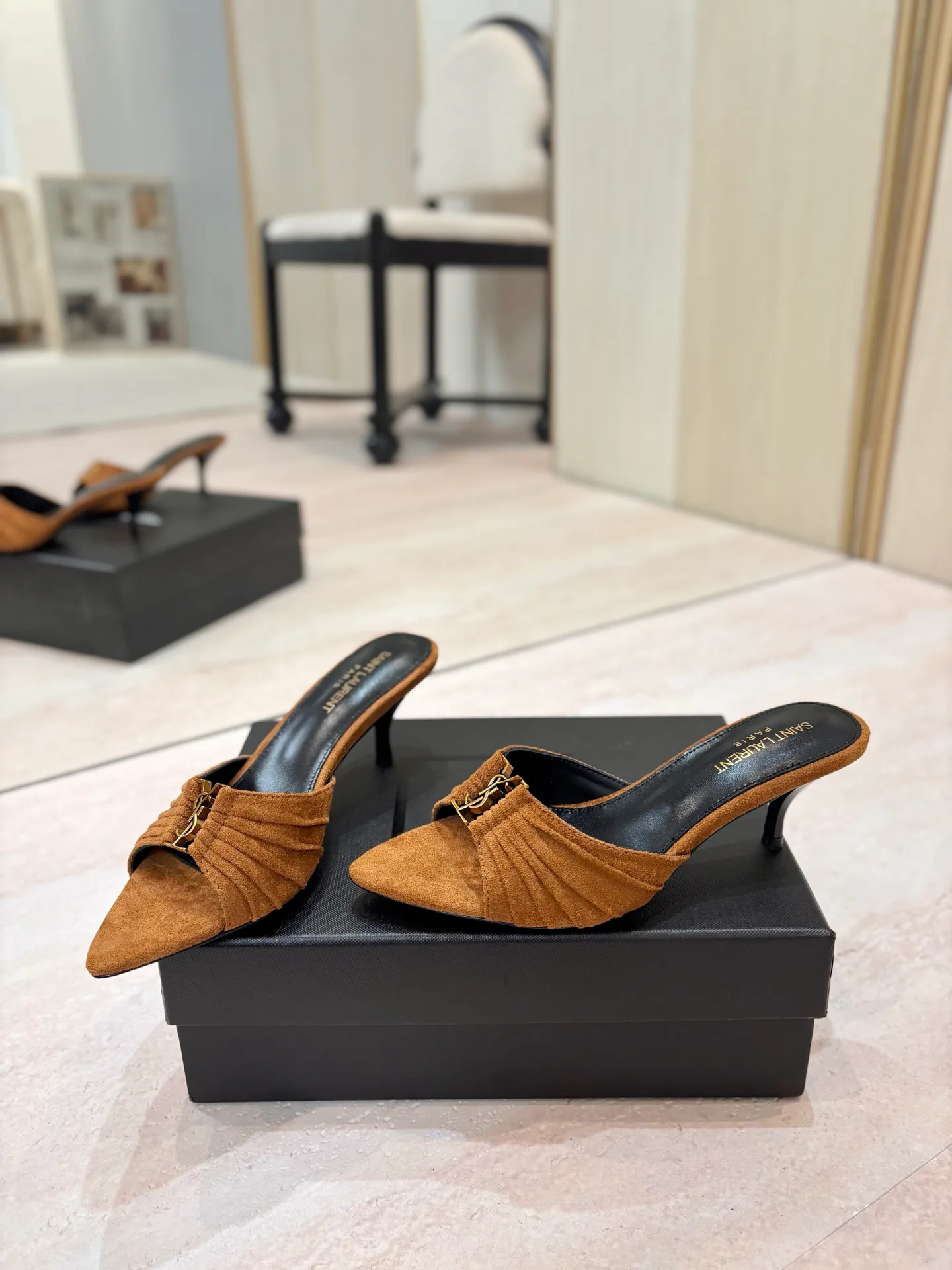 Мюли И Сабо Женские Saint Laurent 17476007