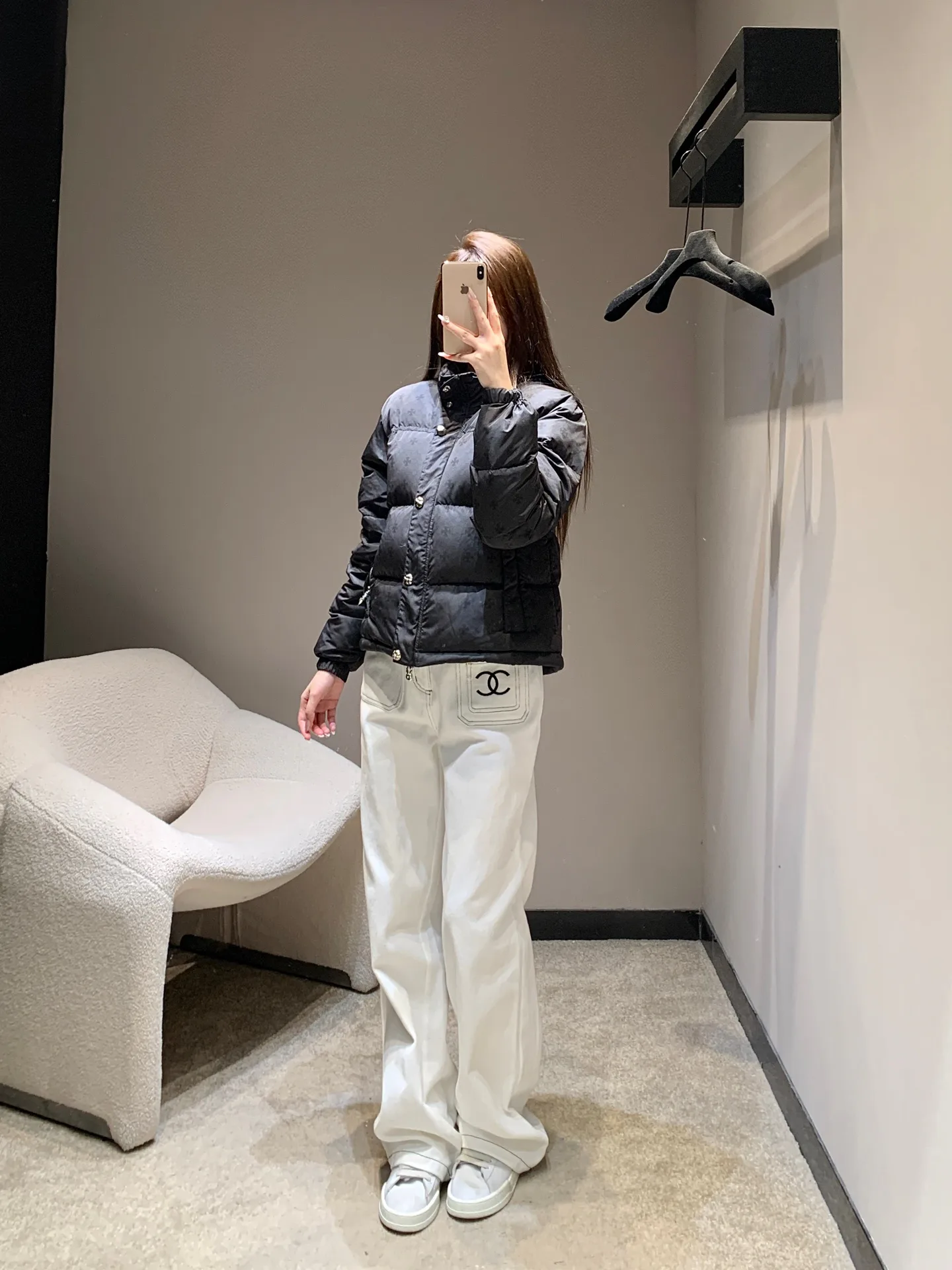 Куртки И Пуховики Женские Chrome Hearts 337412