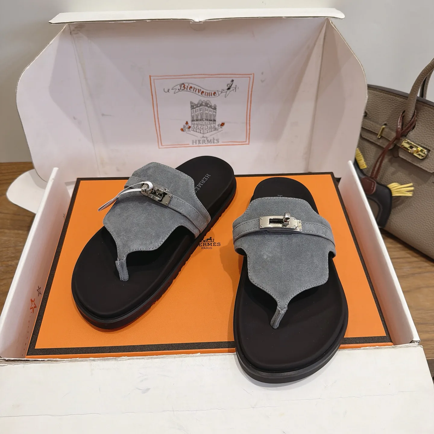Шлепанцы Женские Hermes 17014859