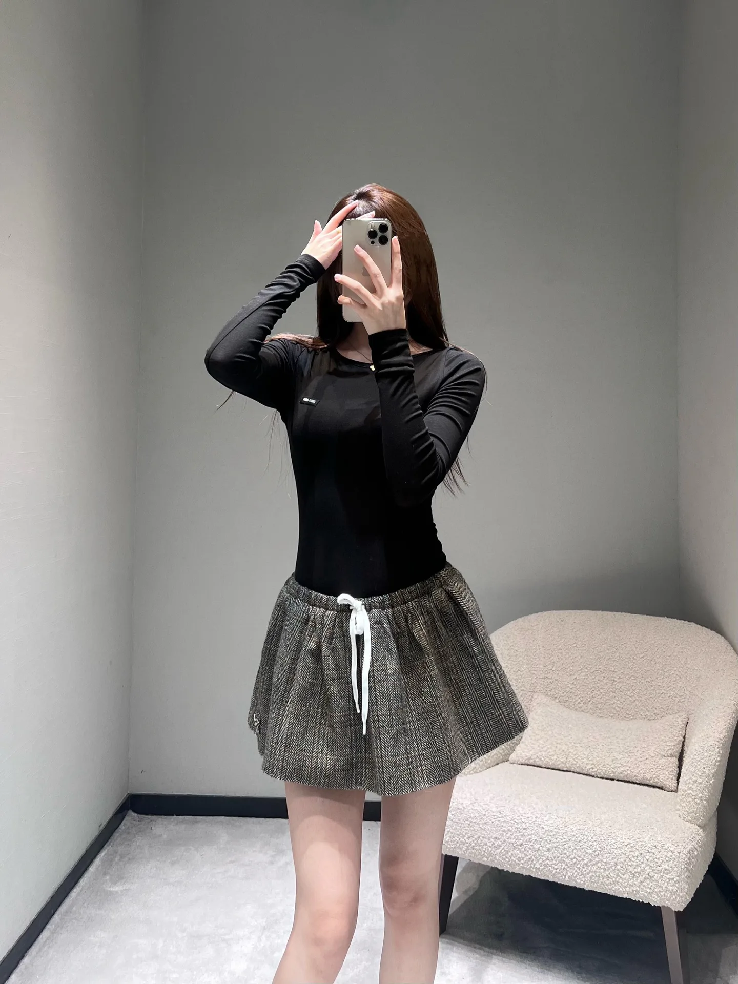 Лонгсливы Женские Miu Miu 1757245