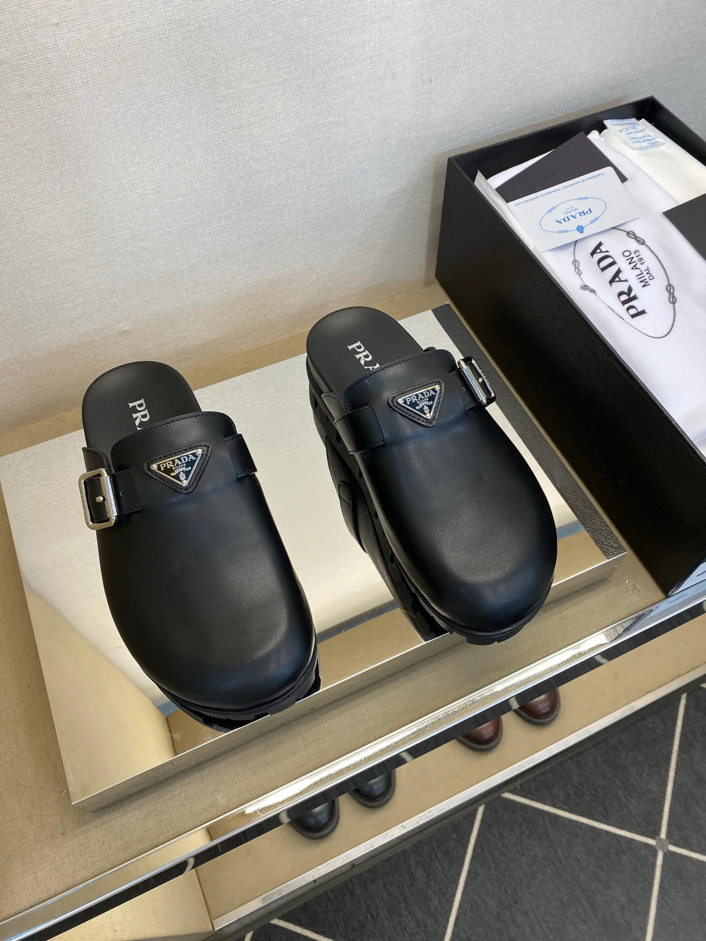 Мюли И Сабо Мужские Prada 15326401