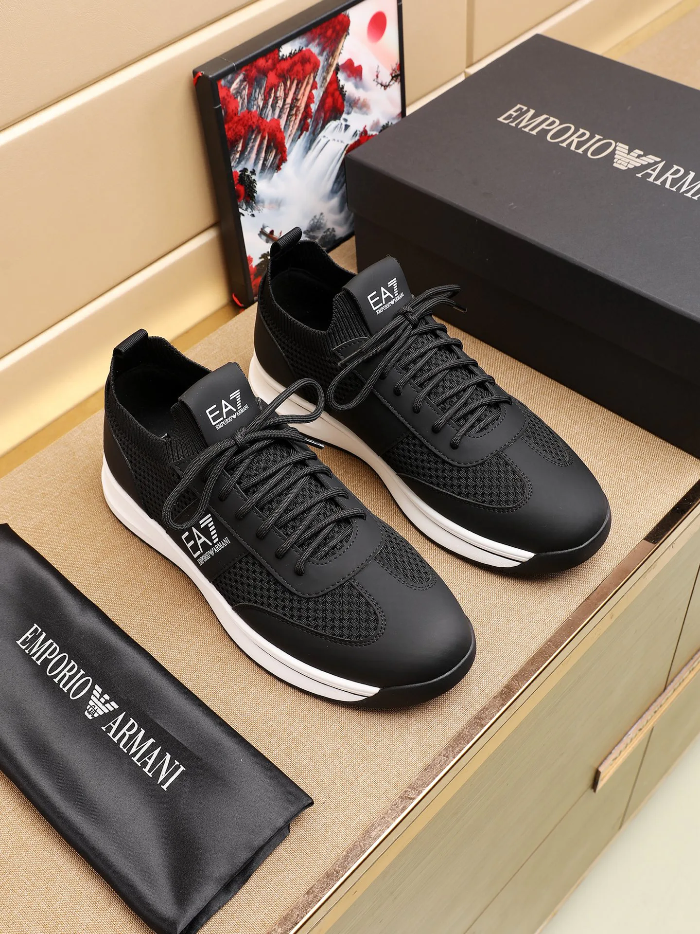 Кроссовки Мужские Armani 13249519