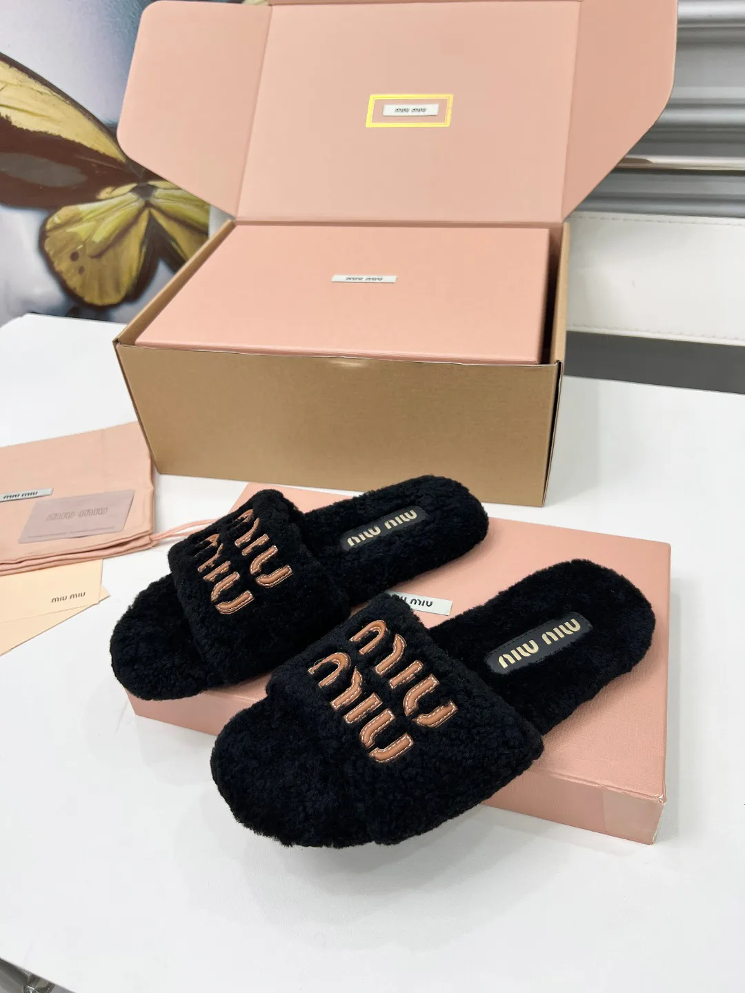 Тапочки Женские Miu Miu 472234