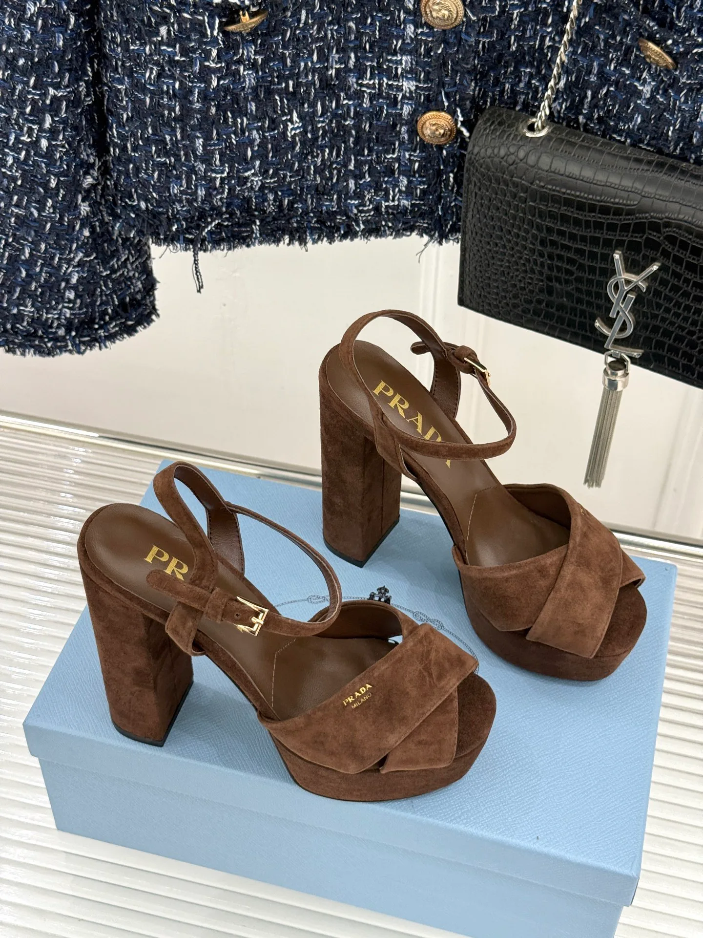 Босоножки Женские Prada 18627576