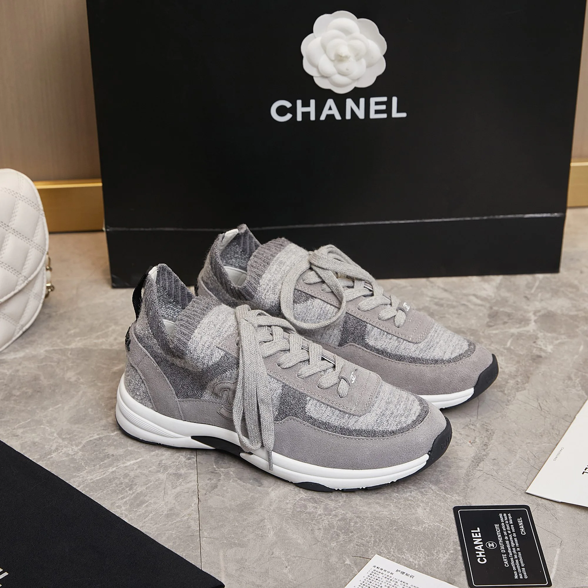 Кроссовки Женские Chanel 1268457