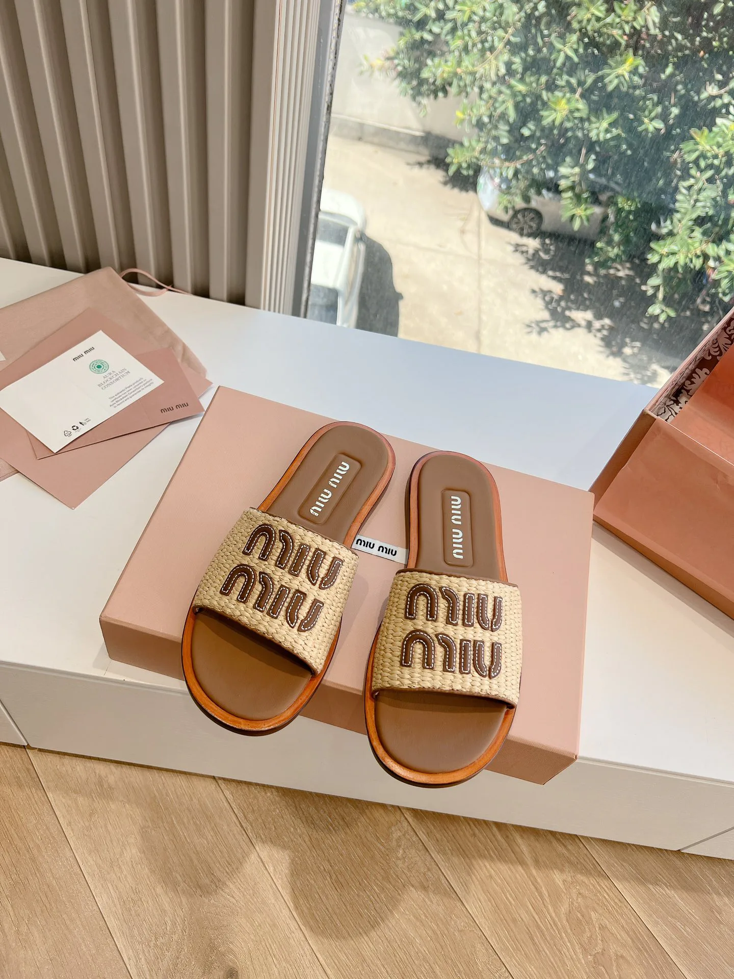 Шлепанцы Женские Miu Miu 12715030