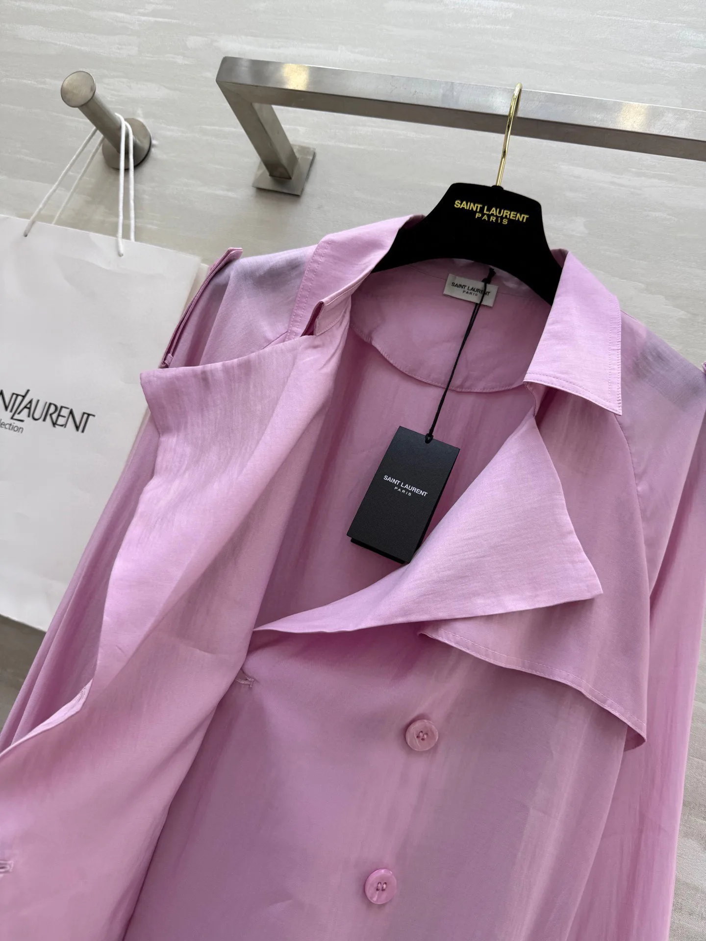 Тренчи Женские Saint Laurent 9636057