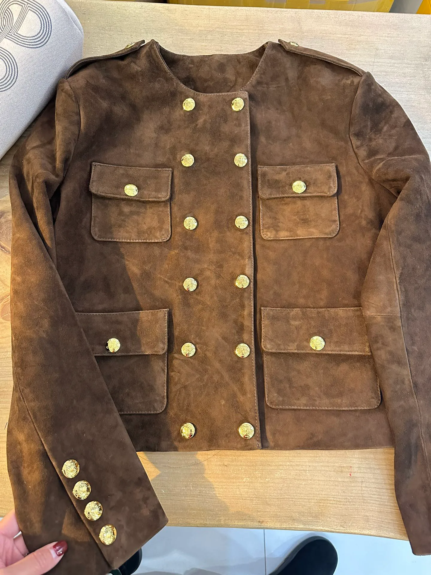 Кожаные Куртки И Дублёнки Женские Celine 10990892