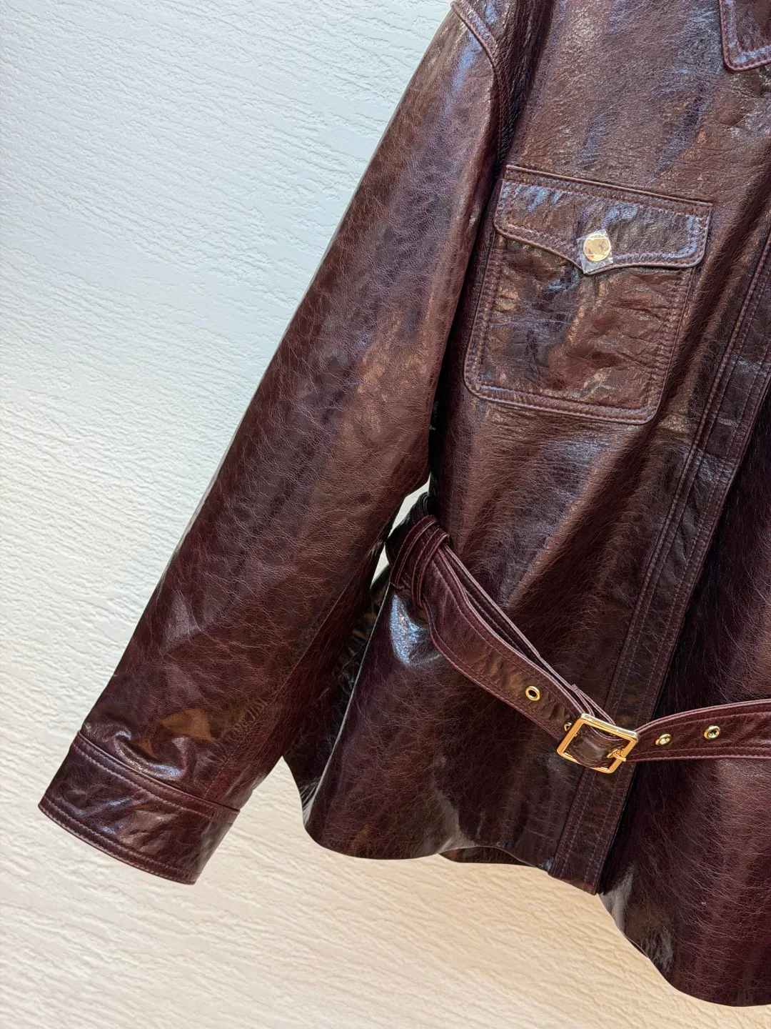 Кожаные Куртки И Дублёнки Женские Saint Laurent 18714427