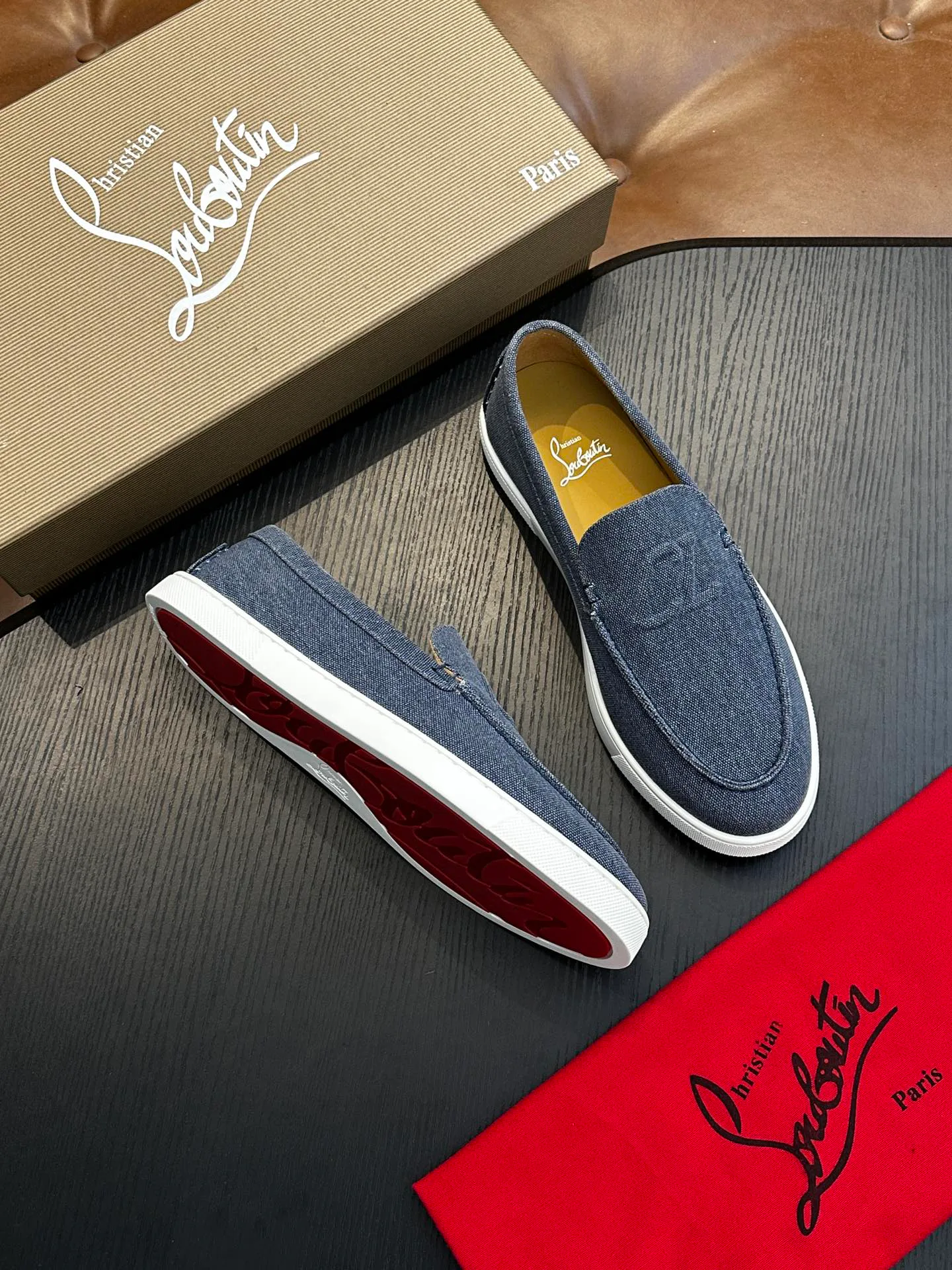 Тапочки Мужские Christian Louboutin 11606977