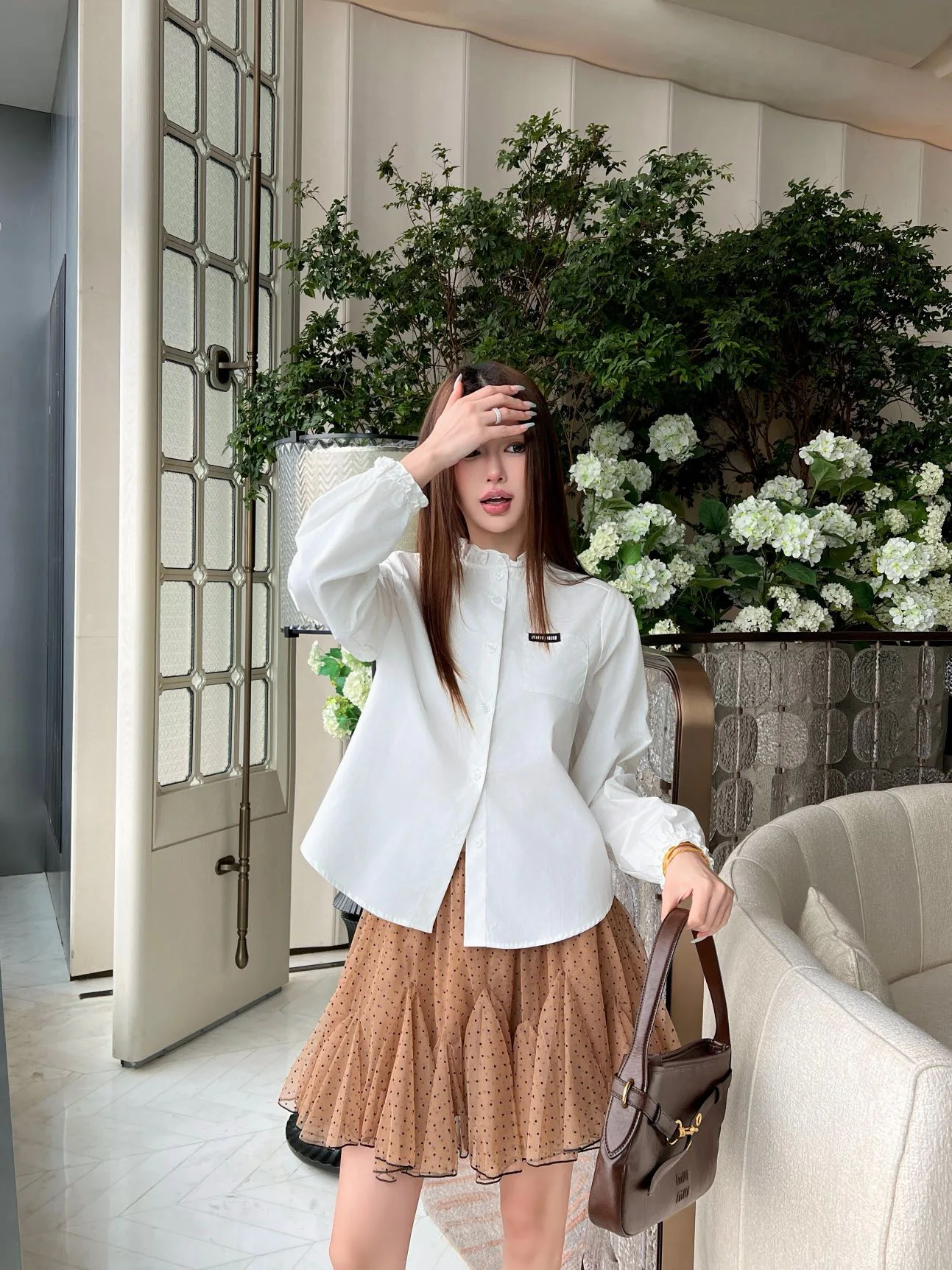 Рубашки Женские Miu Miu 12592793