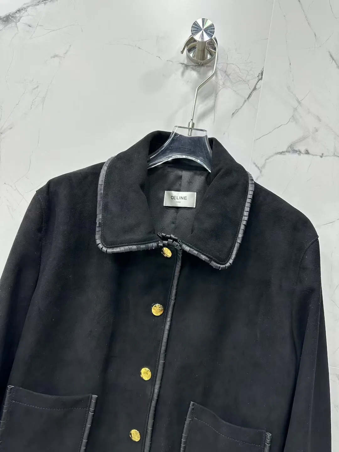 Кожаные Куртки И Дублёнки Женские Celine 11868461