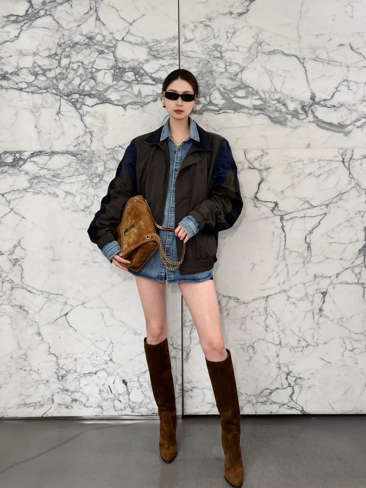 Куртки И Пуховики Женские Saint Laurent 19145930