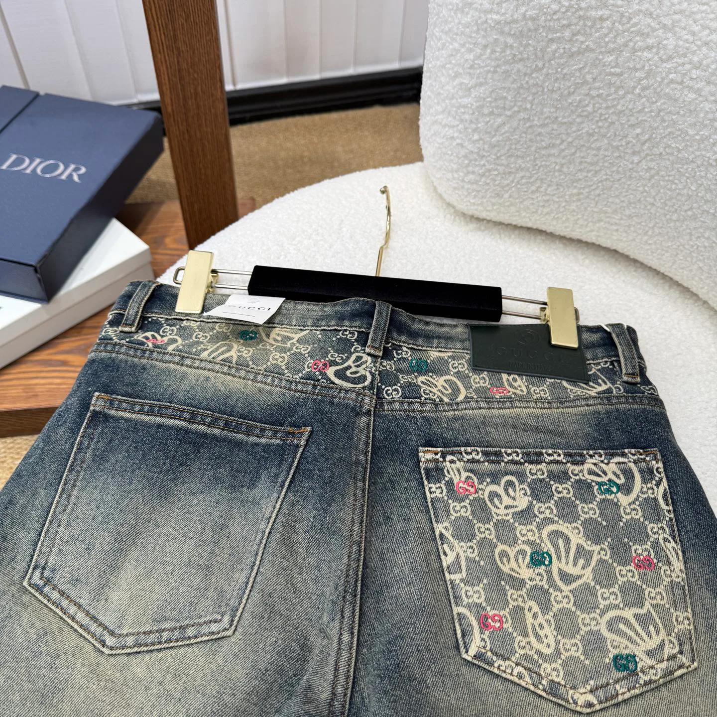 Джинсы Мужские Gucci 18029778