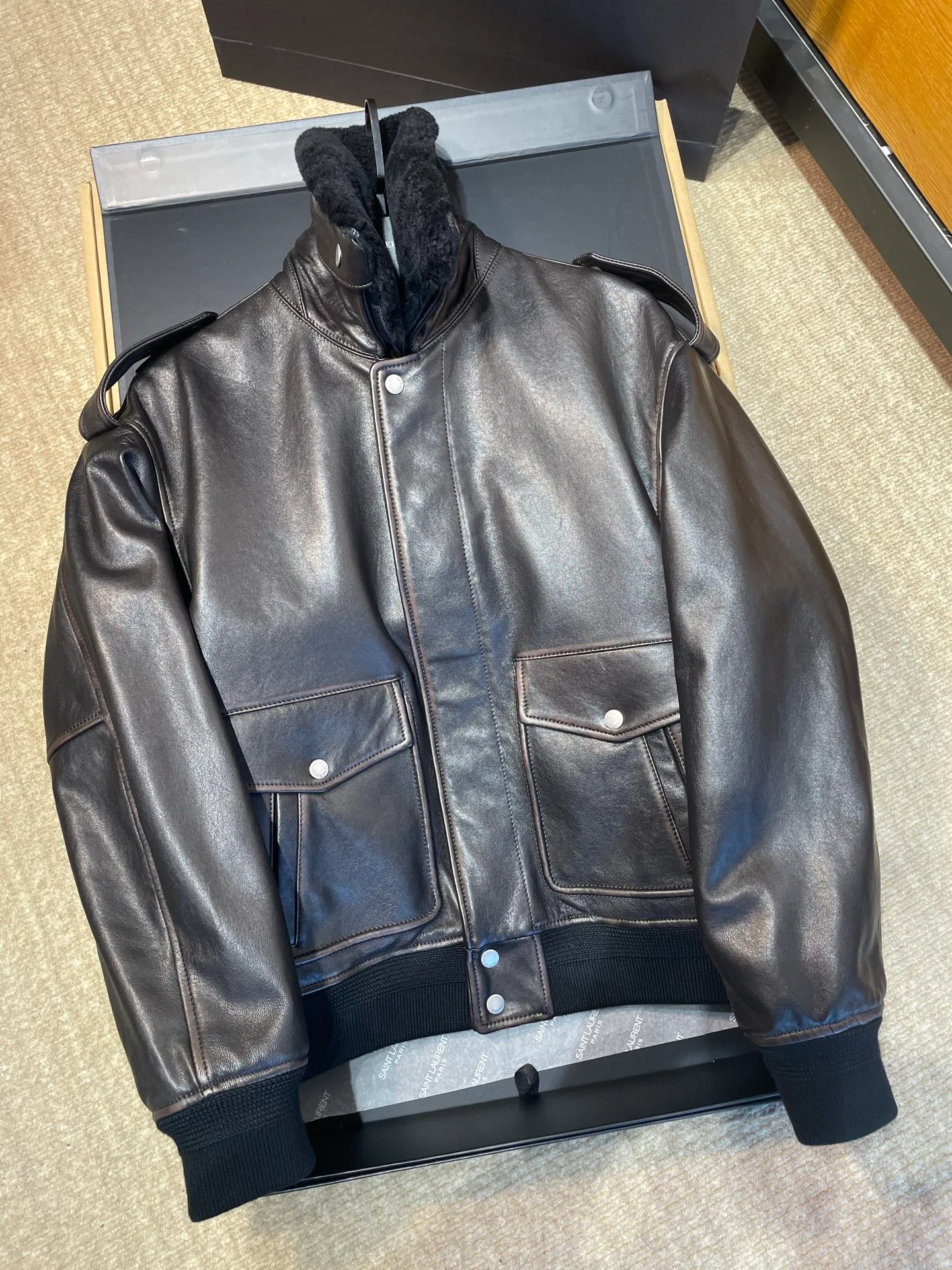 Куртки Мужские Saint Laurent 386352