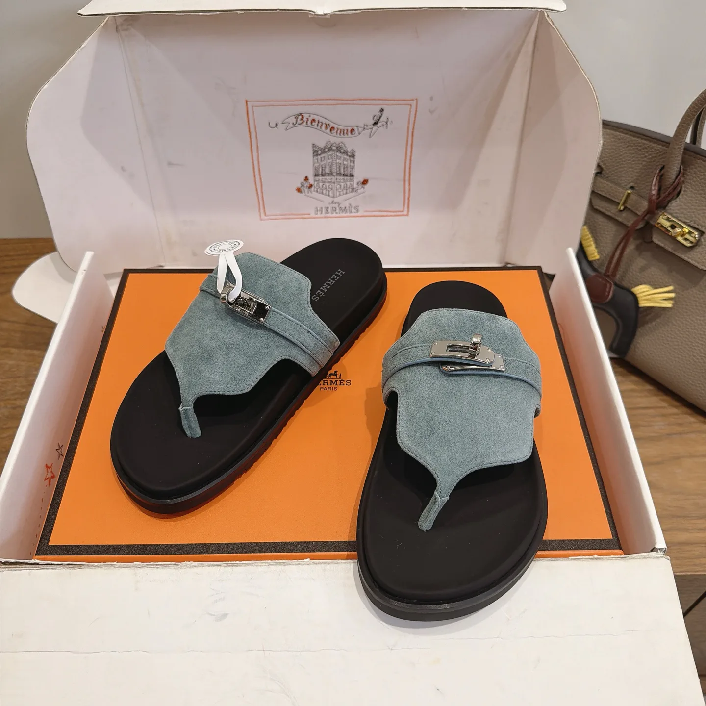 Шлепанцы Женские Hermes 17014858