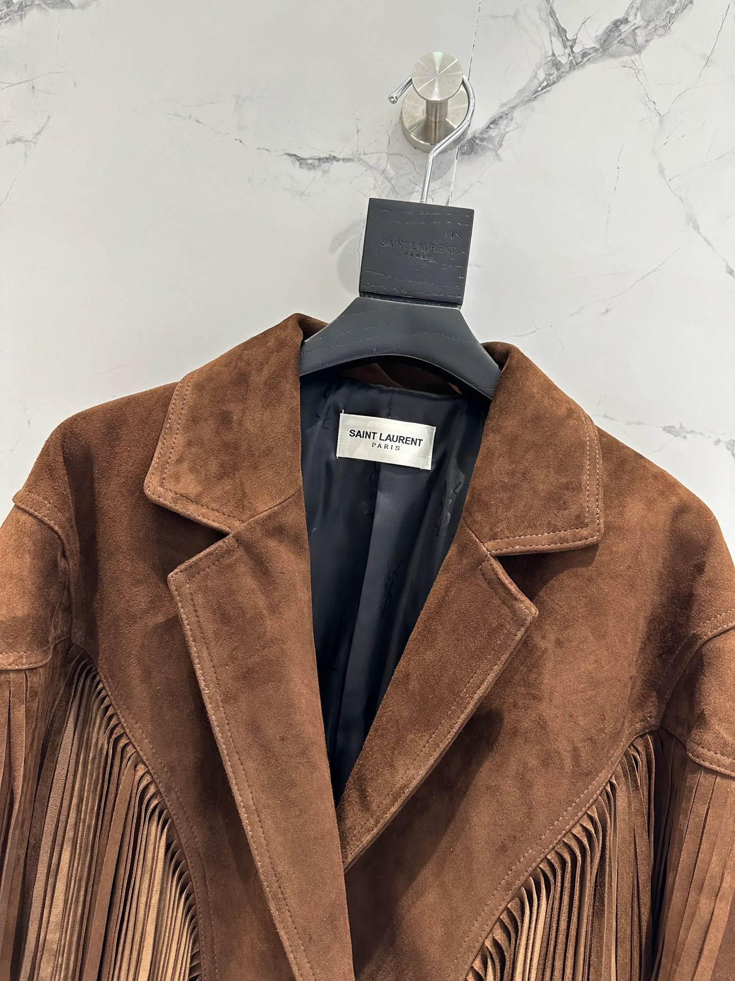Кожаные Куртки И Дублёнки Женские Saint Laurent 12957009