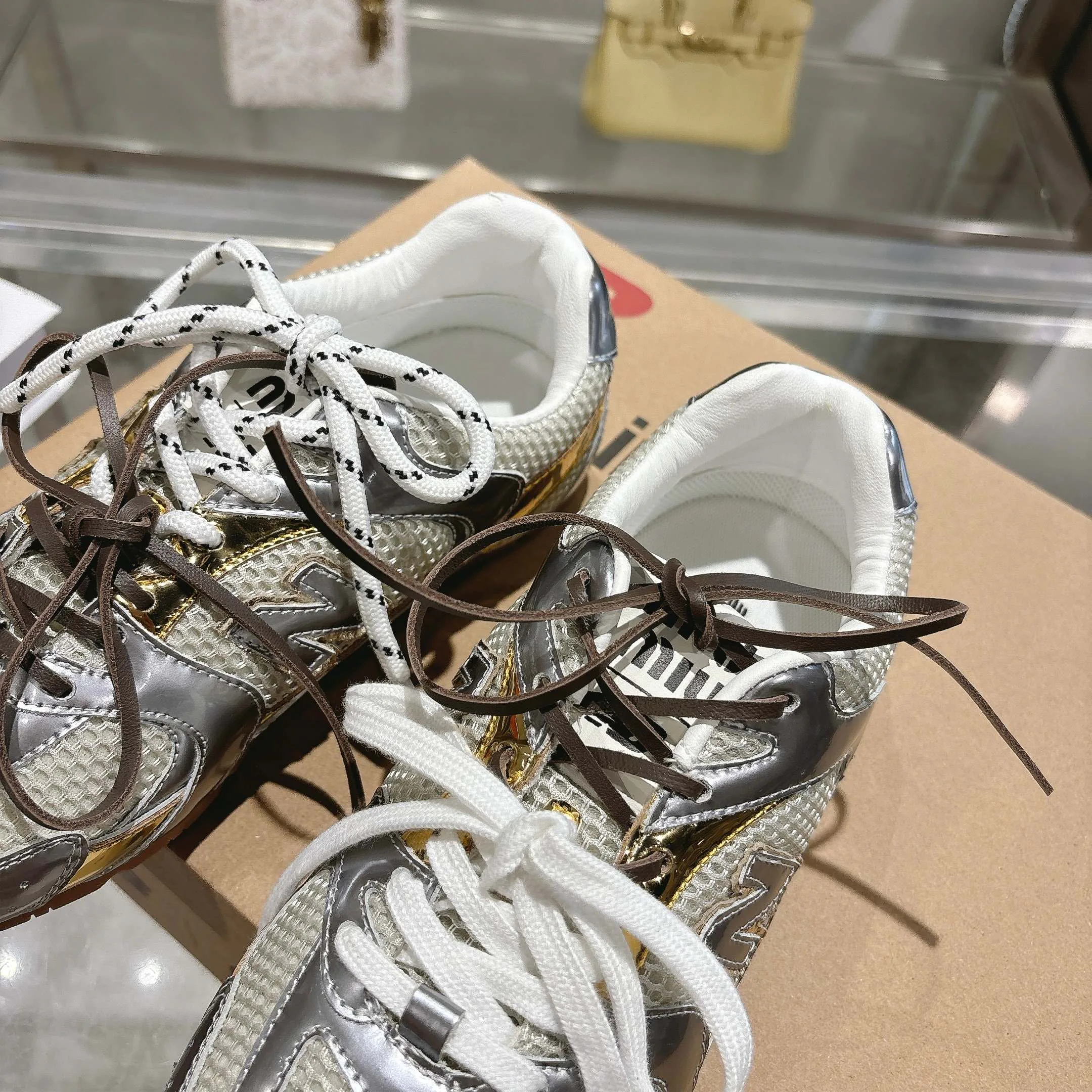 Кроссовки Женские Miu Miu 6449872