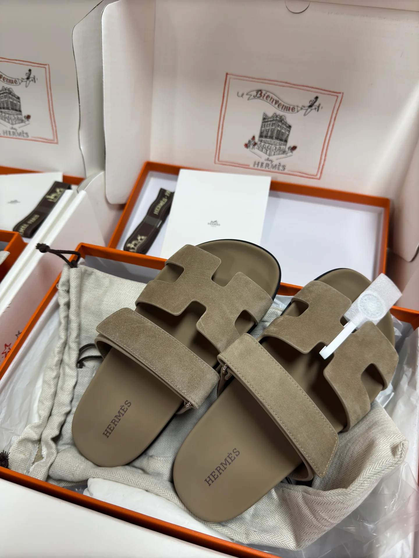 Шлепанцы Женские Hermes 5687