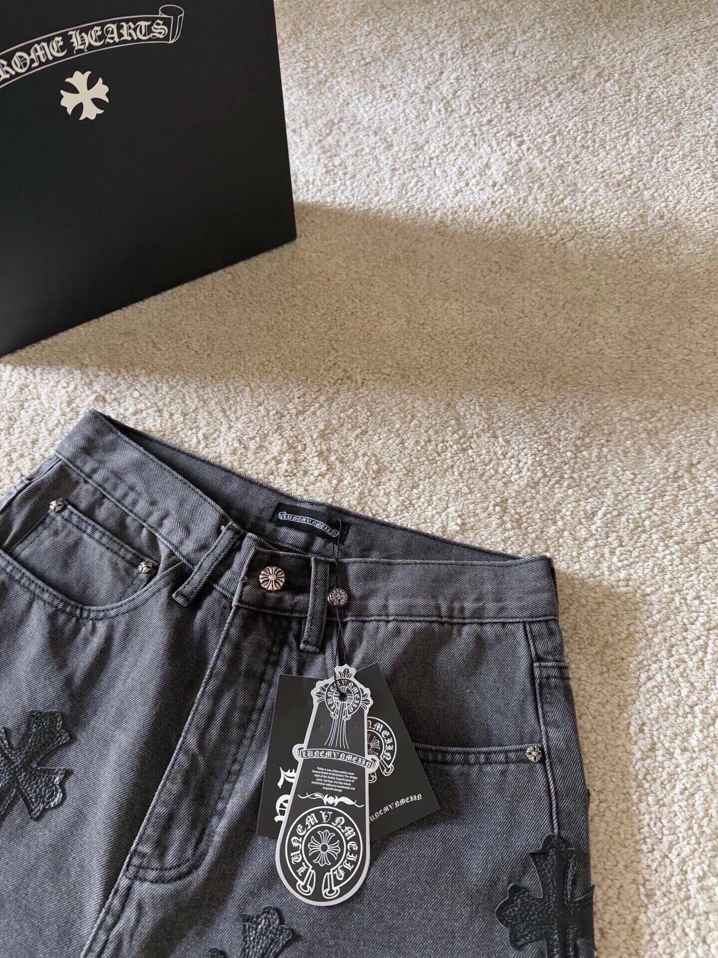 Джинсы Мужские Chrome Hearts 11869328