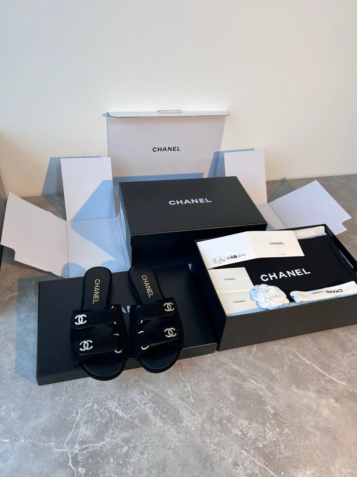 Шлепанцы Женские Chanel 13571449