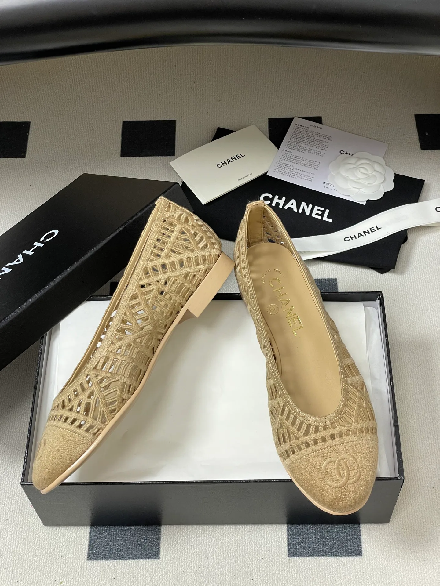 Балетки Женские Chanel 454144
