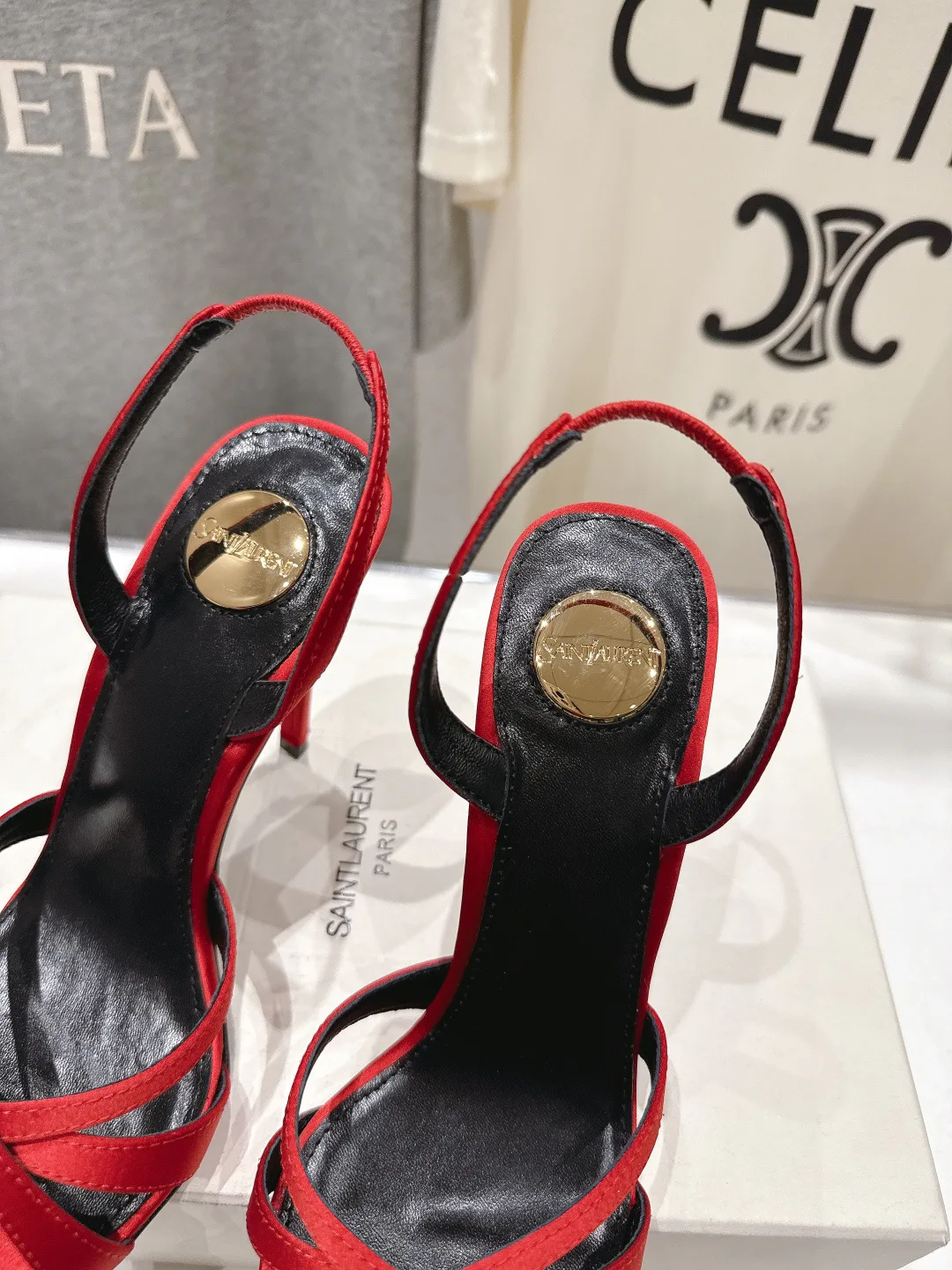 Босоножки Женские Saint Laurent 11623311