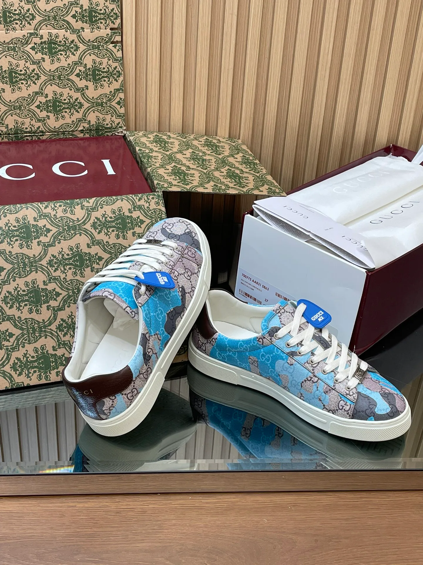 Кроссовки Мужские Gucci 3443590