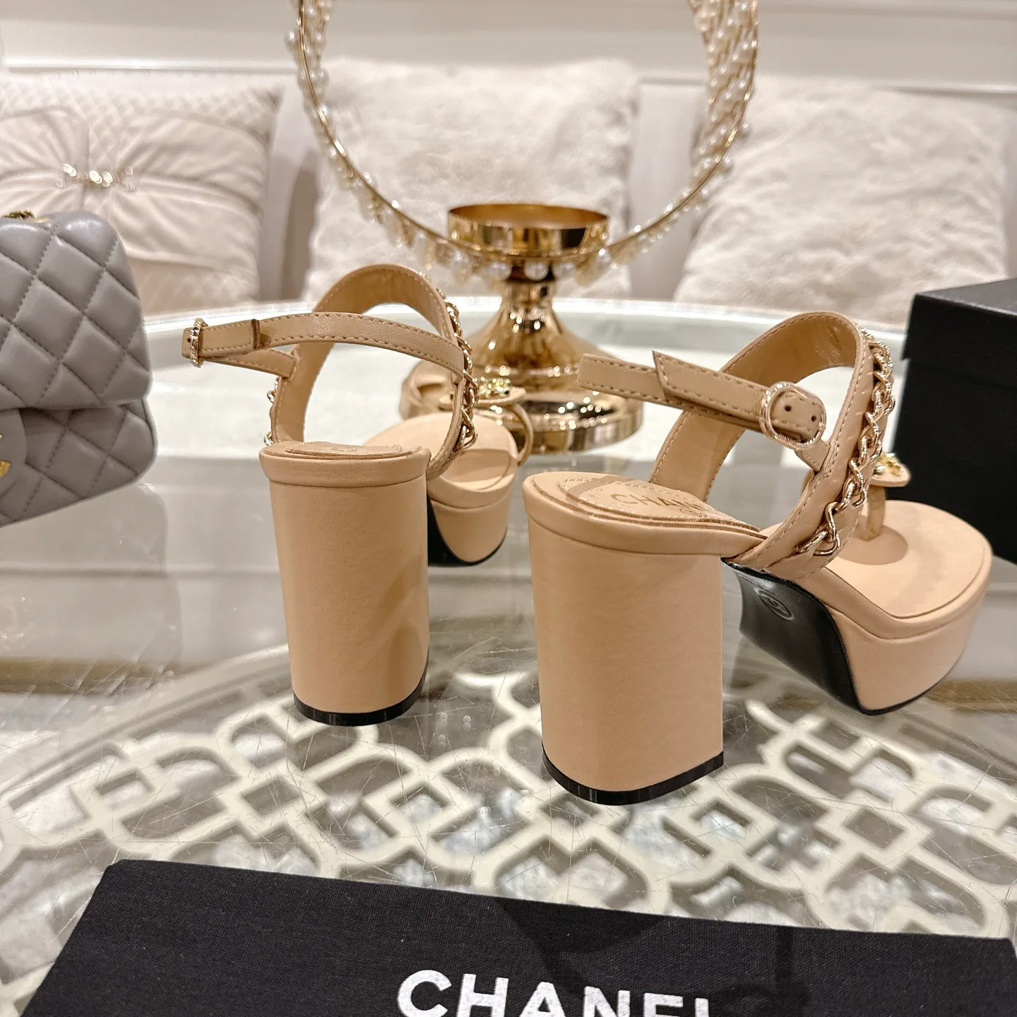 Босоножки Женские Chanel 86957