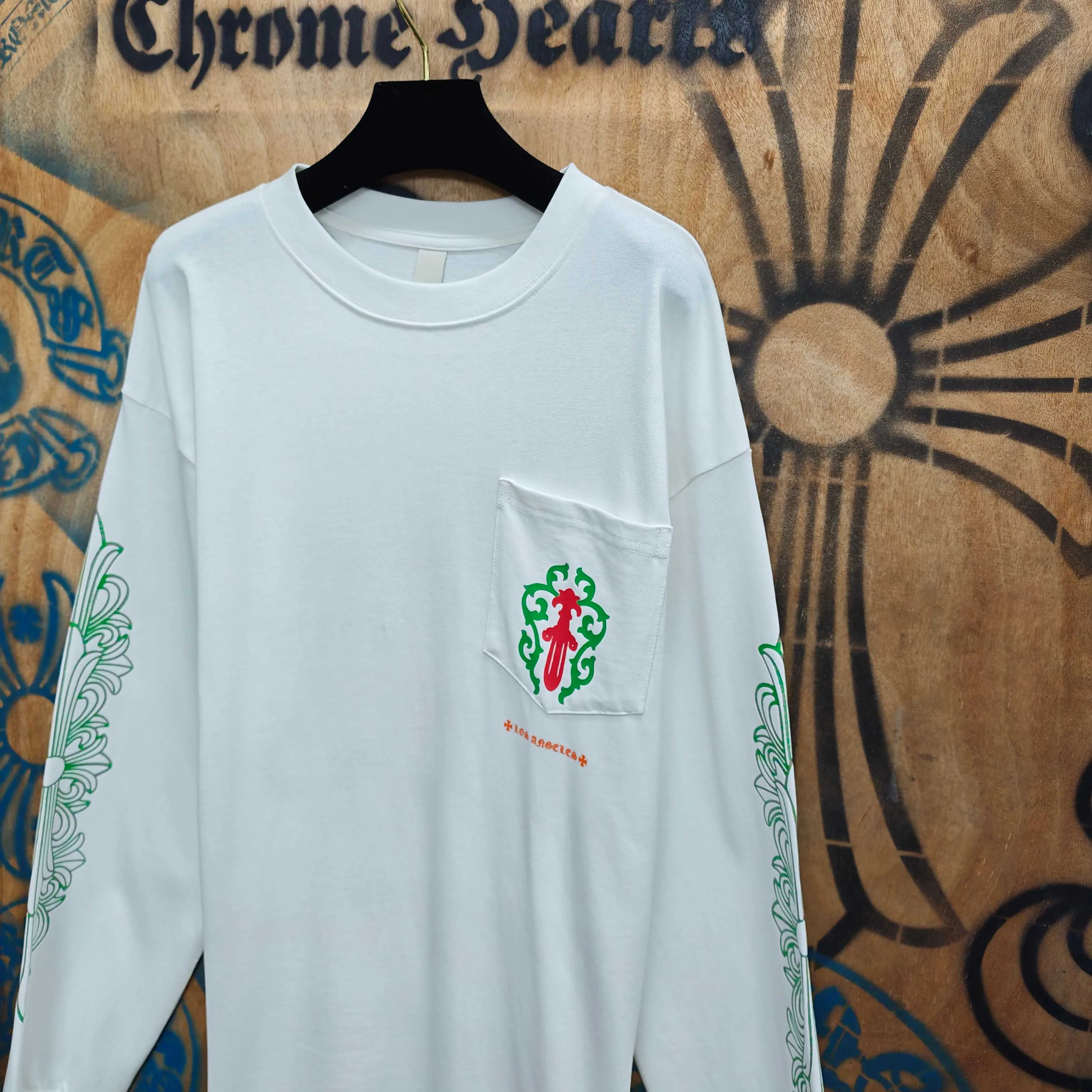 Лонгсливы Мужские Chrome Hearts 11808767