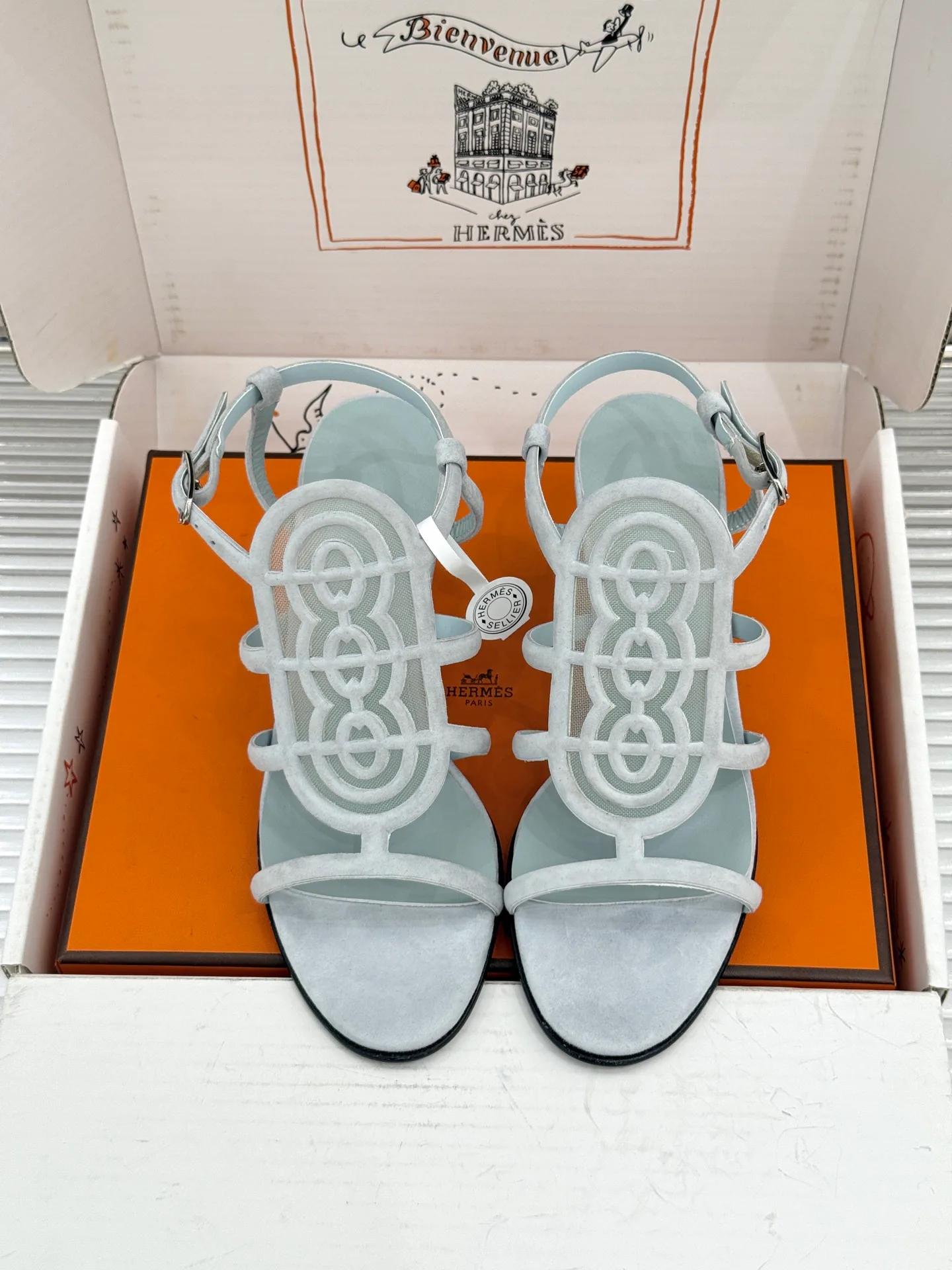 Босоножки Женские Hermes 19706765