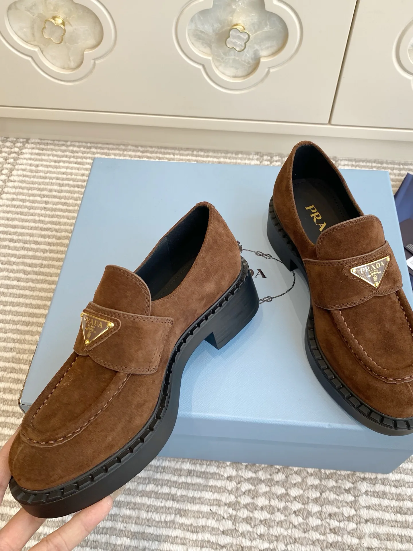 Лоферы И Мокасины Женские Prada 738934