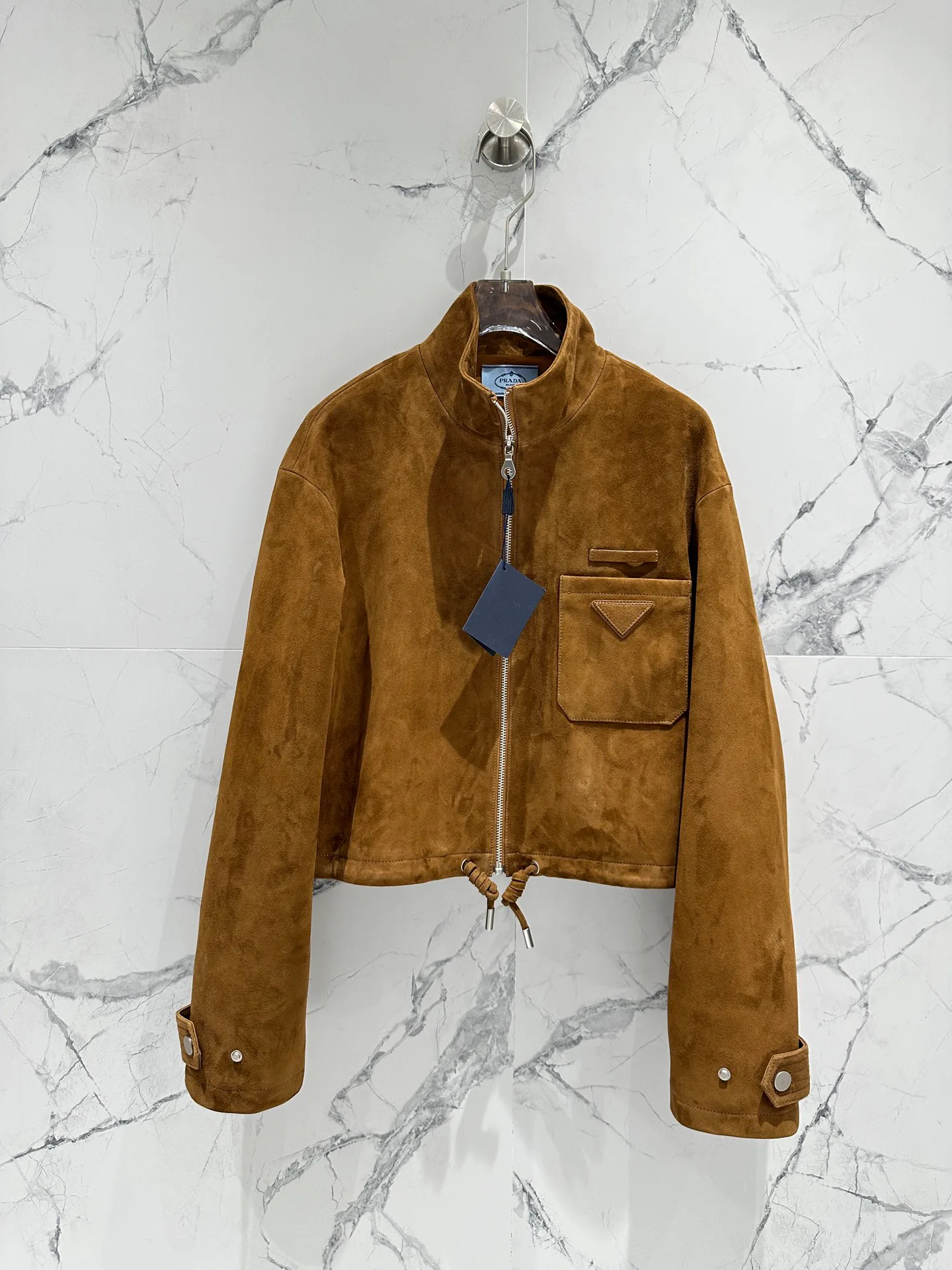 Кожаные Куртки И Дублёнки Женские Prada 12314904