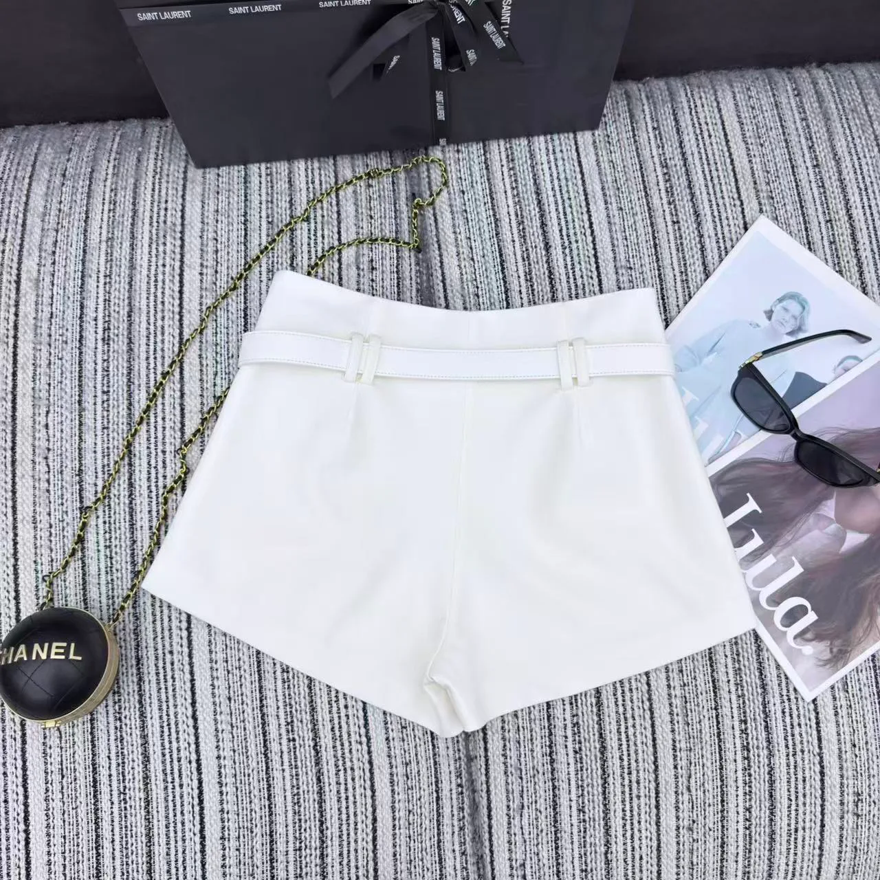 Шорты Женские Saint Laurent 11660463