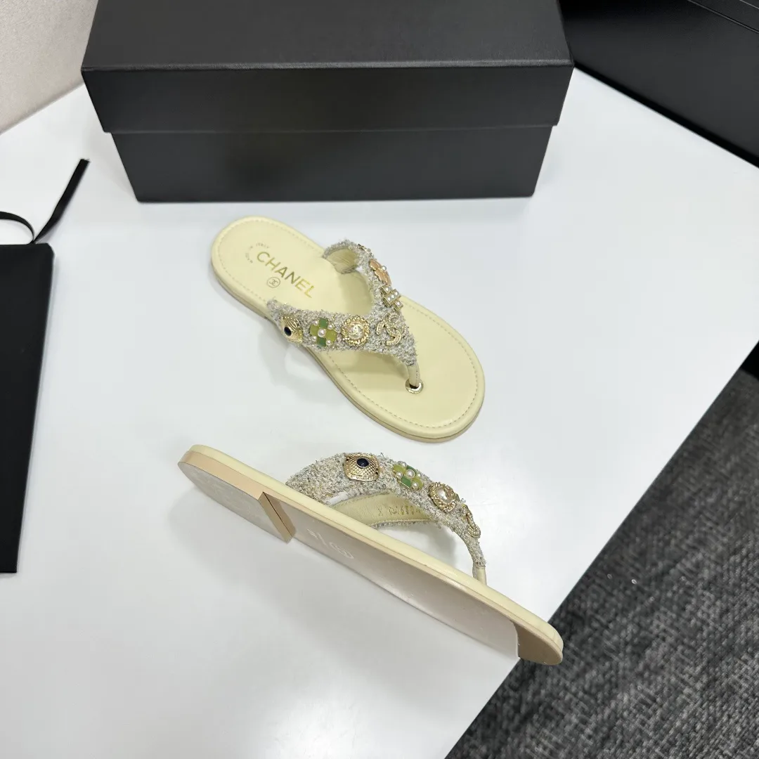 Шлепанцы Женские Chanel 1518404