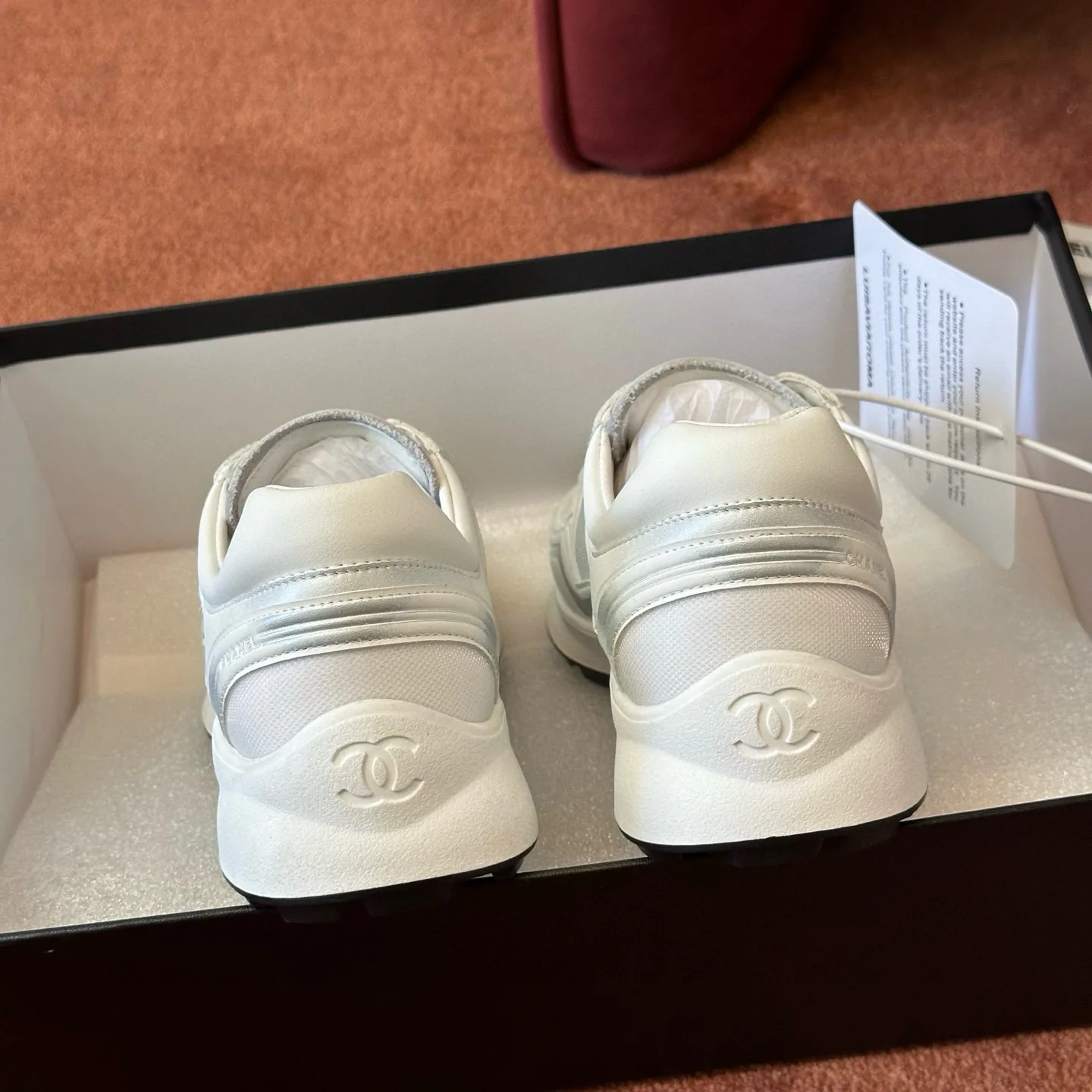 Кроссовки Женские Chanel 1248641