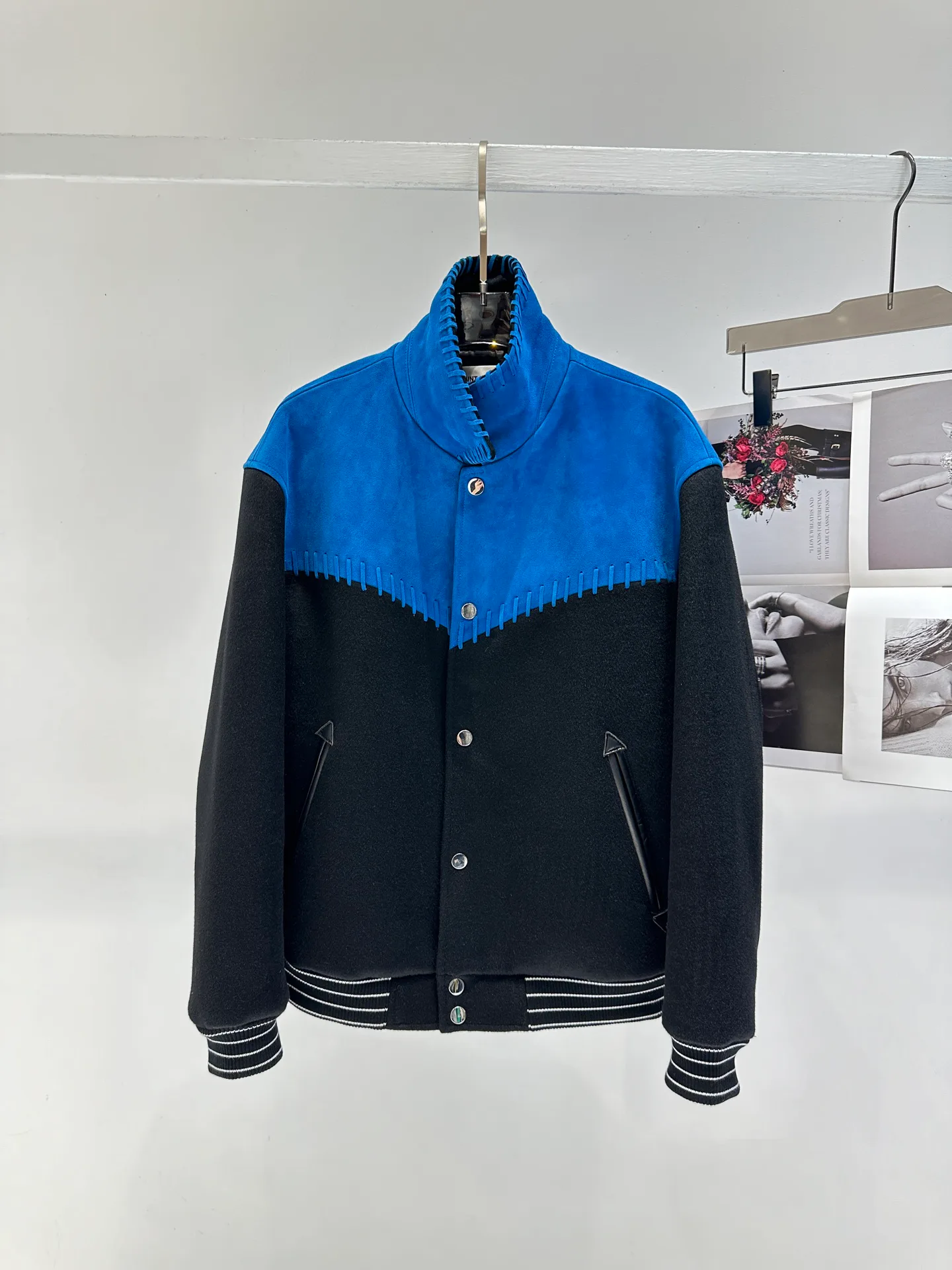 Кожаные Куртки И Дублёнки Мужские Saint Laurent 11181076
