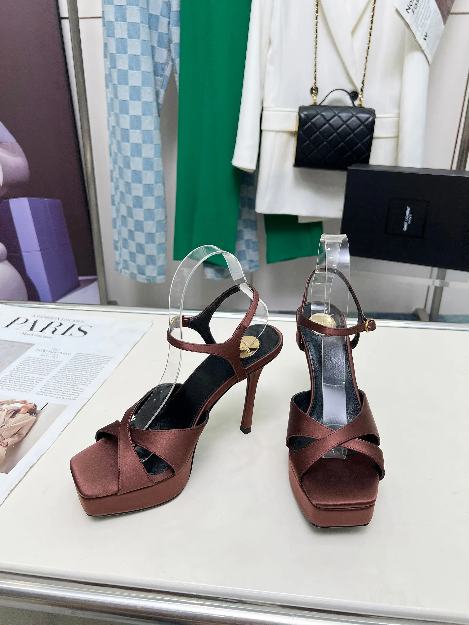 Босоножки Женские Saint Laurent 262238