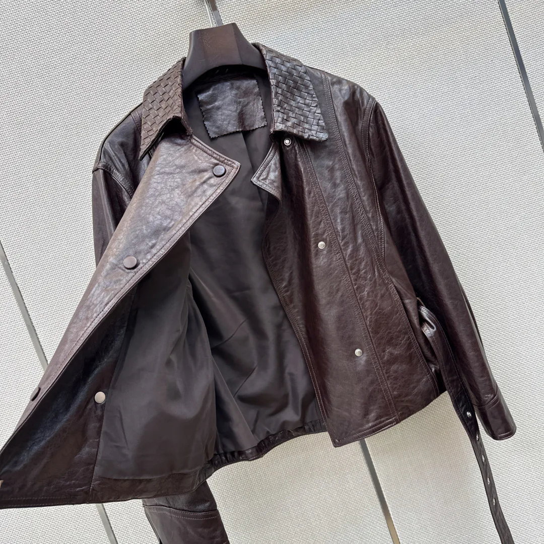 Кожаные Куртки И Дублёнки Женские Bottega Veneta 19073854